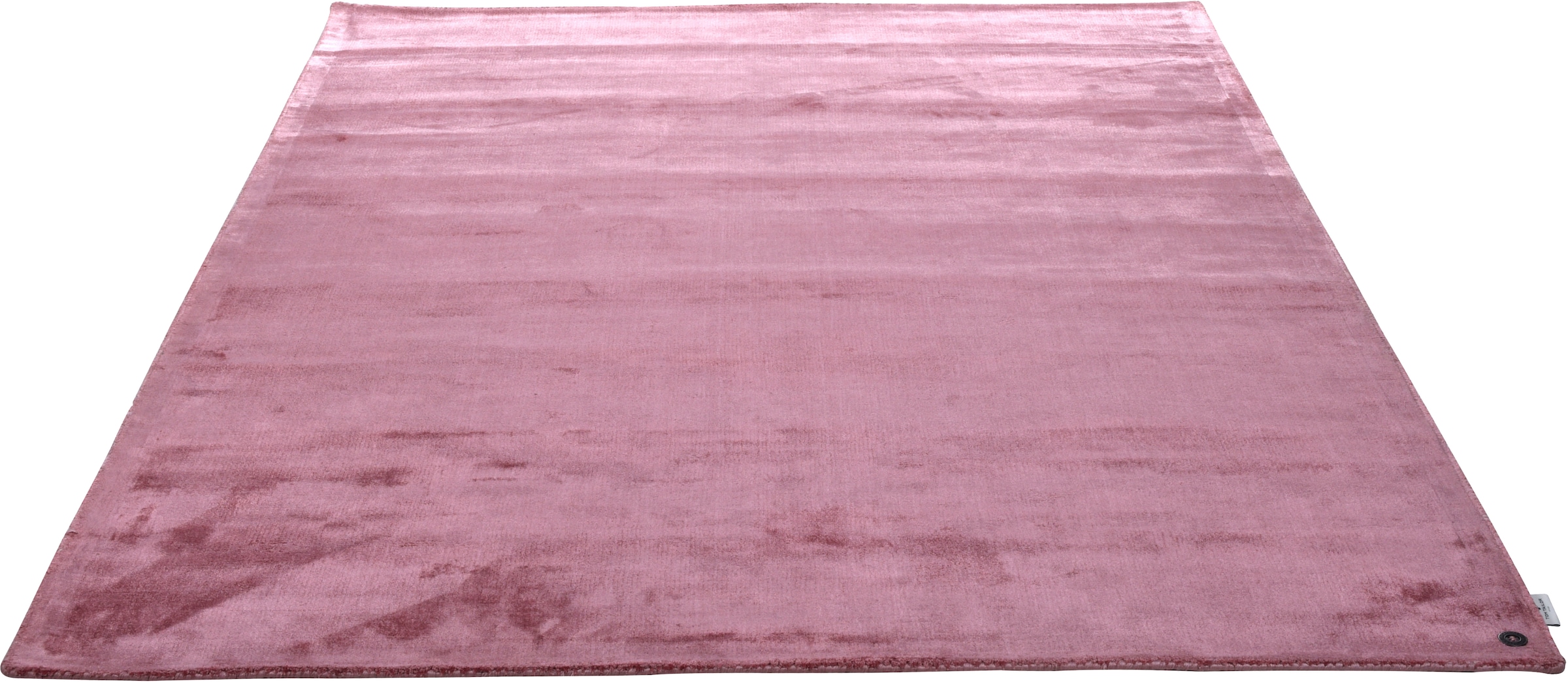 TOM TAILOR HOME Teppich »Shine uni«, rechteckig, 8 mm Höhe, Handweb Teppich, 100% Viskose, handgewebt, mit elegantem Schimmer