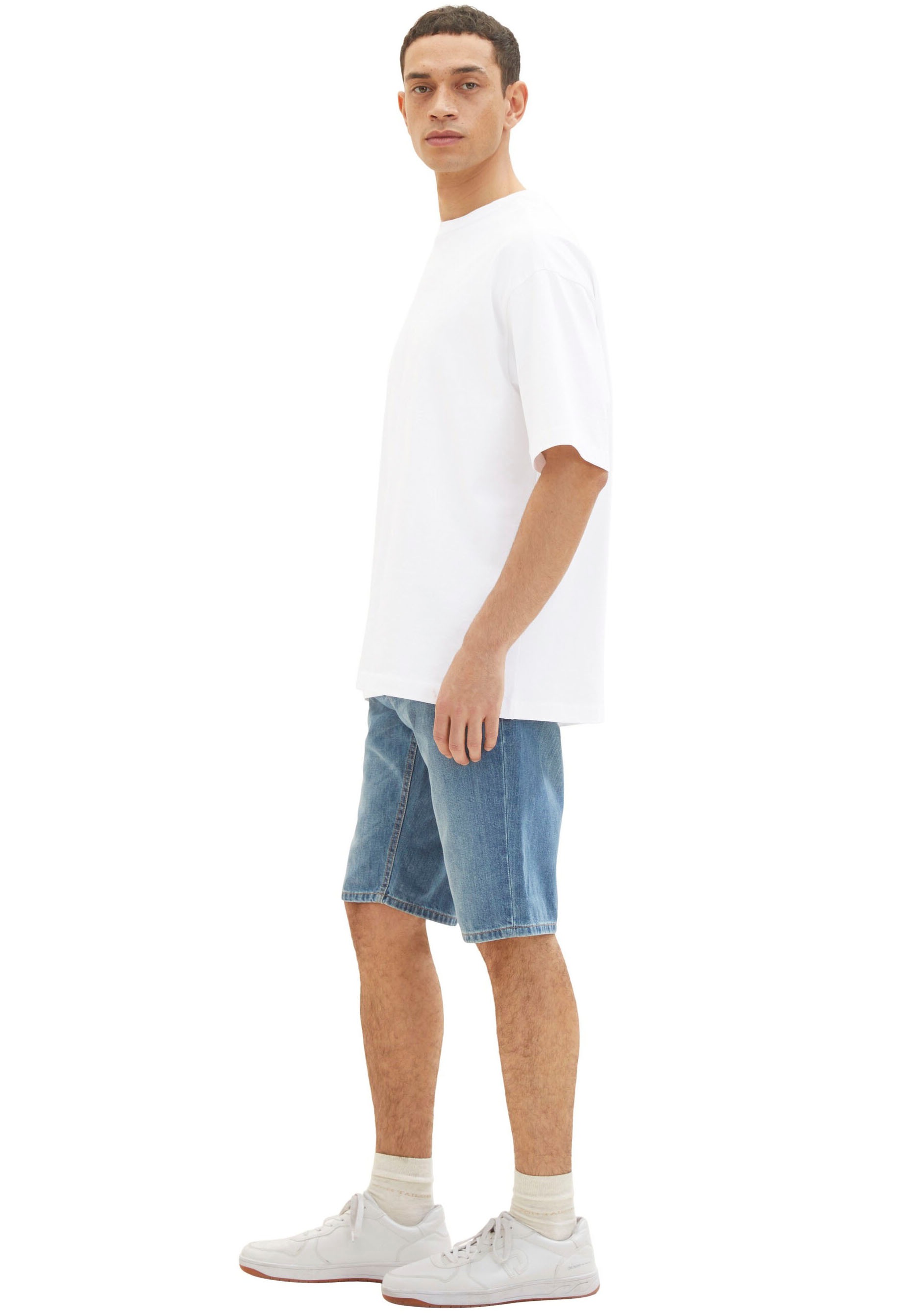 11. Bild von TOM TAILOR Jeansshorts »Josh«, in 5-Pocket Form