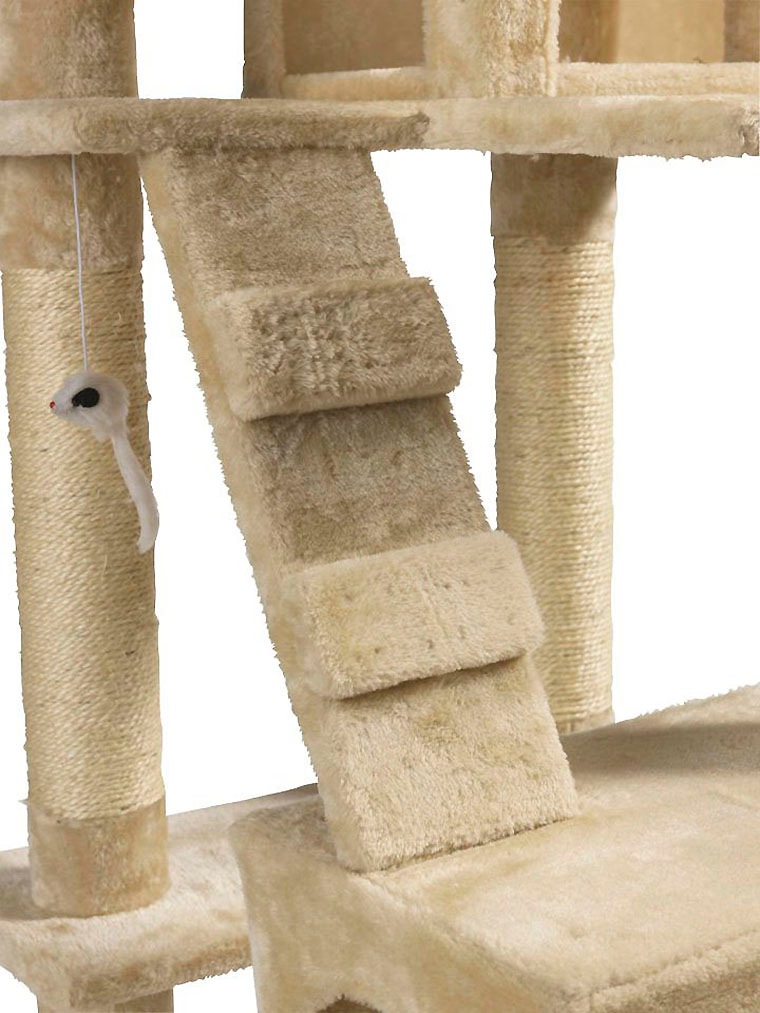 ABUKI Kratzbaum »Coco«, hoch, BxTxH: 50x50x170 cm, inkl. 4m Rolle Sisal