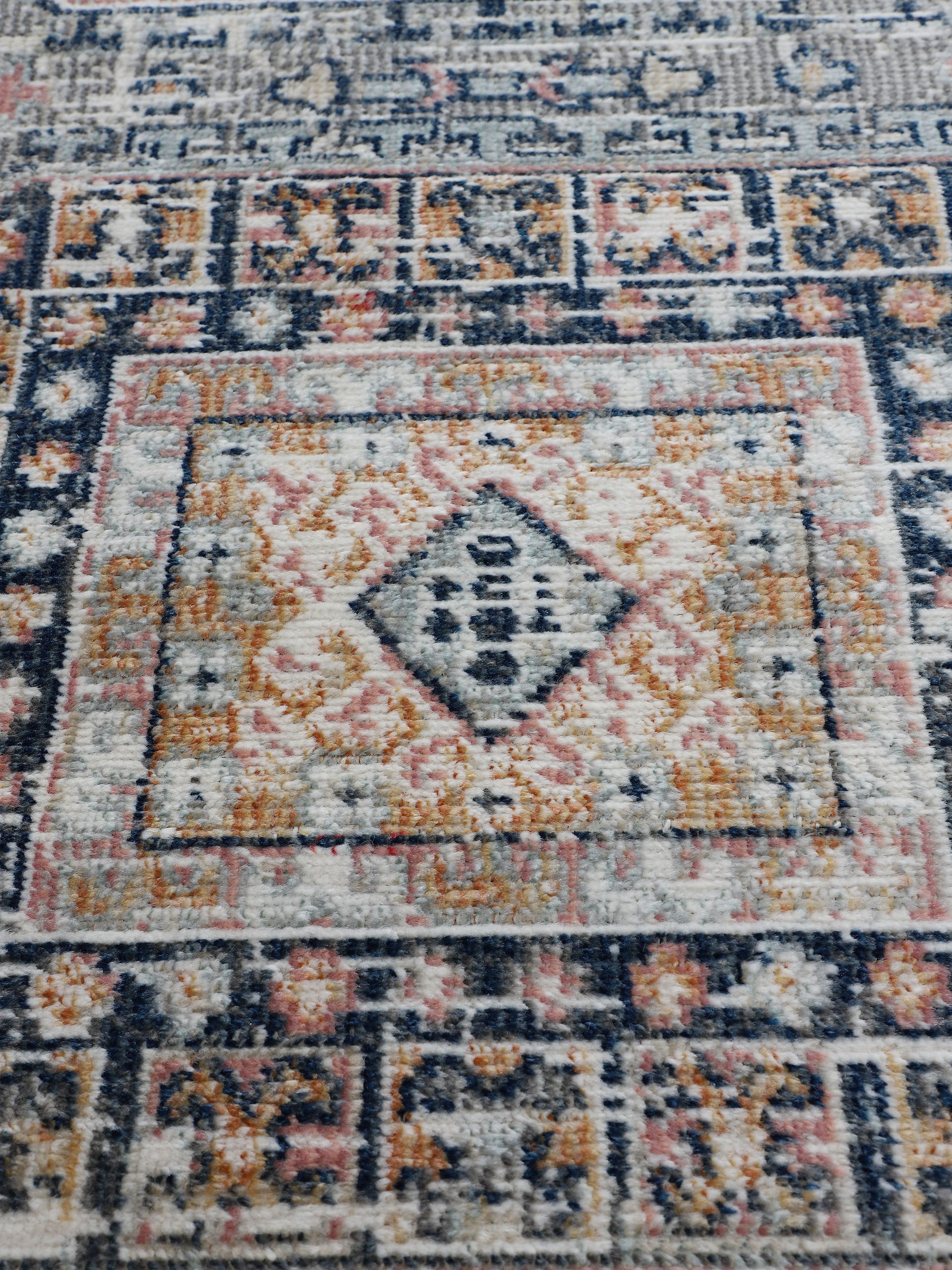 carpetfine Teppich »Omen_3«, rechteckig, 3 mm Höhe, Orient Vintage Look