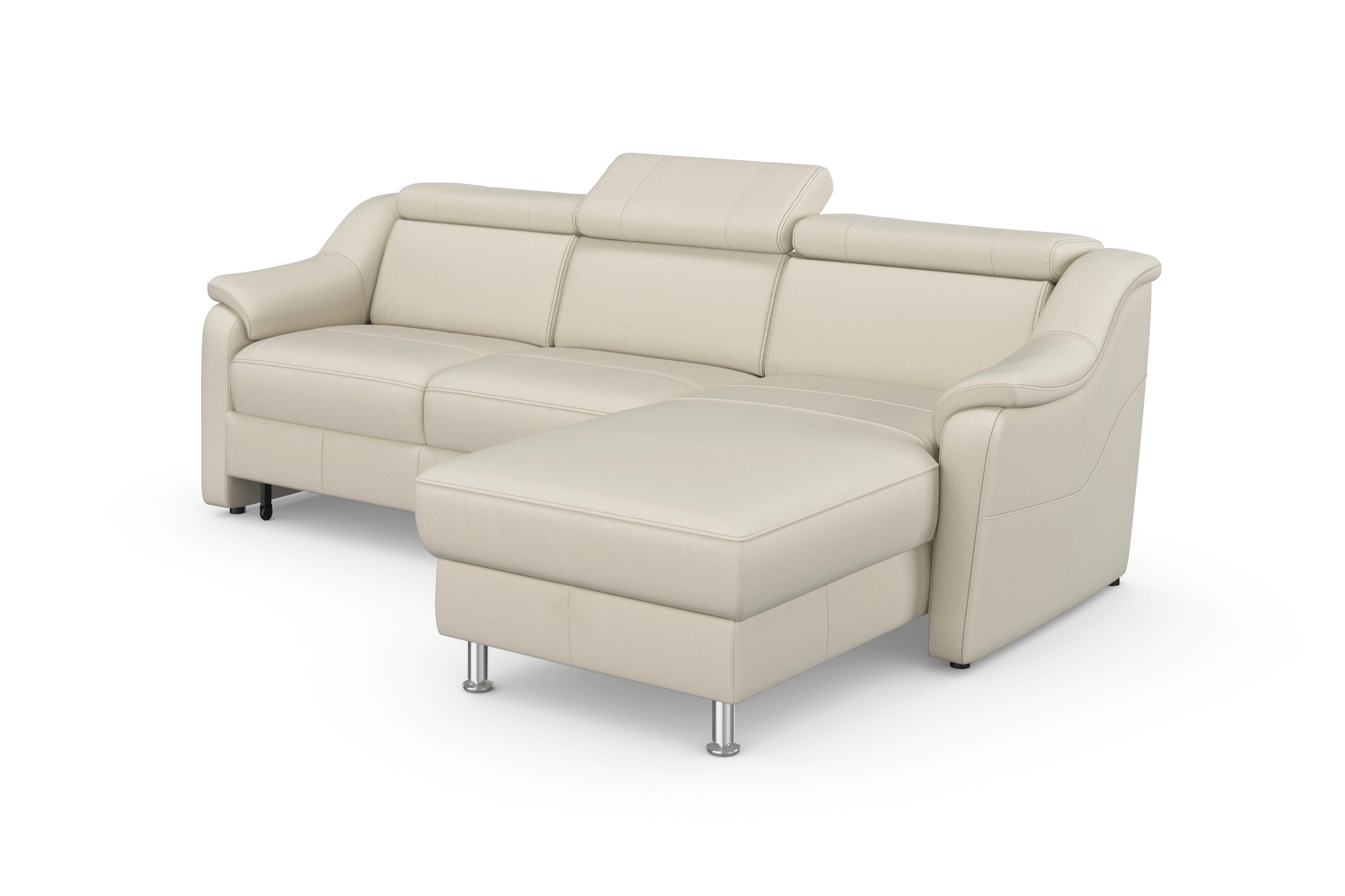 sit&more Ecksofa »Freetown L-Form«, inklusive Kopfteilverstellung und komfortablem Federkern