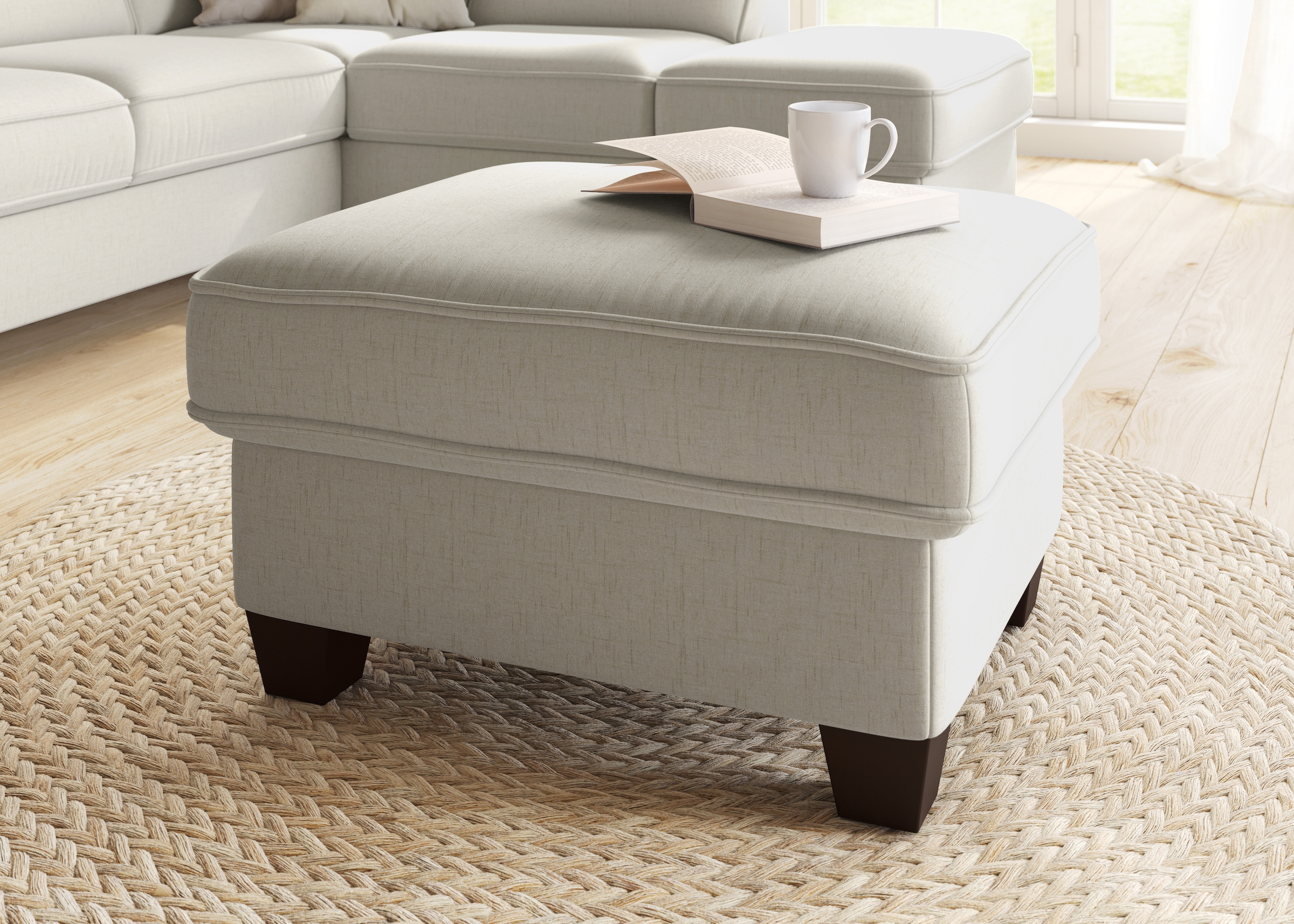 Home affaire Hocker »County« 1 Stk. tlg. mit Federkern und Stauraum, passen günstig online kaufen