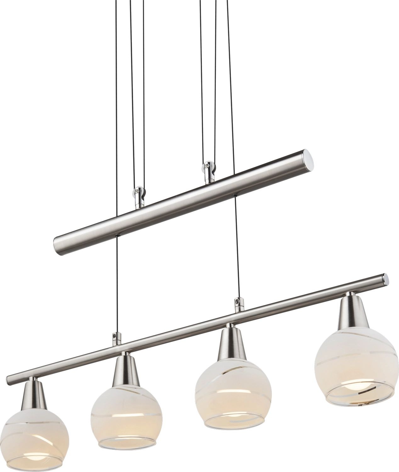 GLOBO LIGHTING Hängeleuchte »ELLIOTT«, Leuchtmittel E14 | LED wechselbar, kürzbar