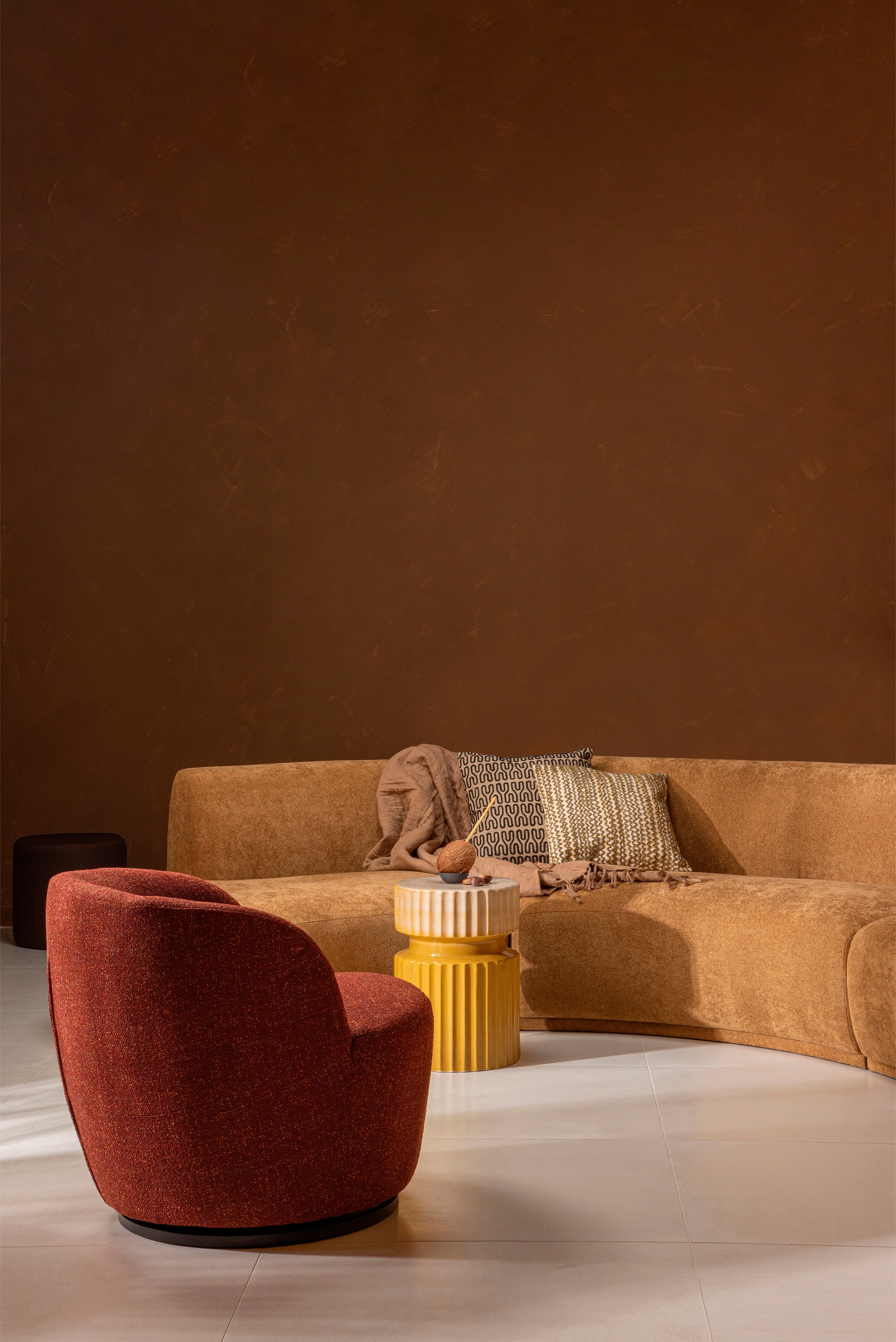 WOOOD Big-Sofa »Batavier«, Halbrundes Sofa, Breite 336 cm