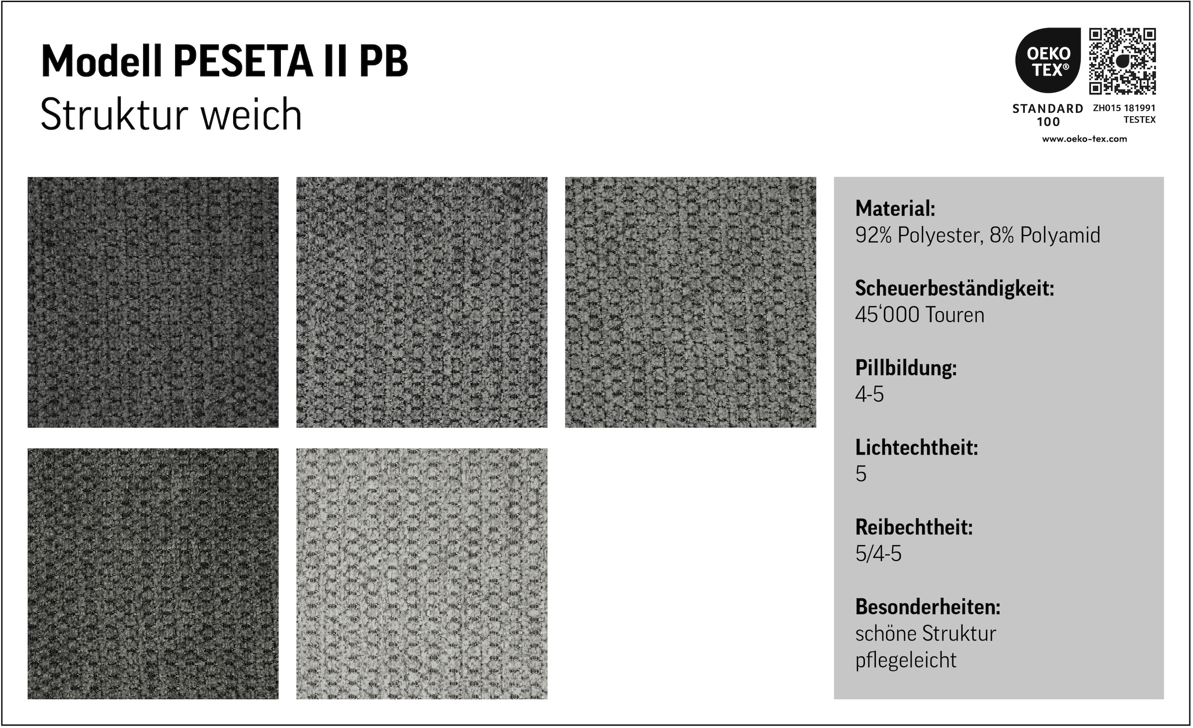 COTTA Polsterbett »PESETA inkl. Lattenrost und Stauraum, erhältlich in 160cm & 180cm« mit Echtholzleiste und gepolstertem Kopfteil
