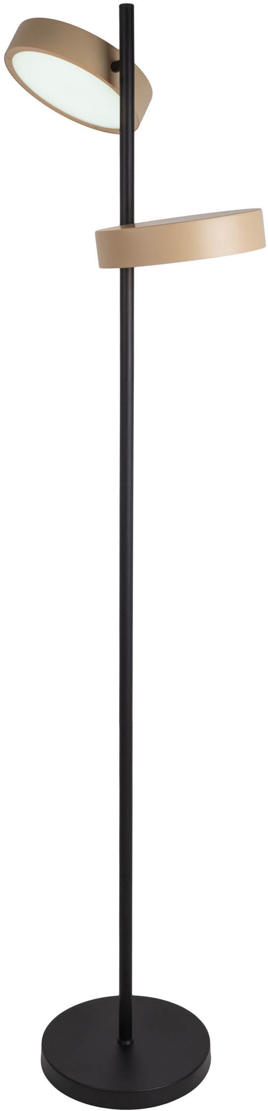 näve LED Stehlampe »Tessa«, 2 flammig, Leuchtmittel LED-Modul | LED wechselbar, stufenlos dimmbar per Tastschalter, CCT-Funktion, Zuleitung ca. 180cm