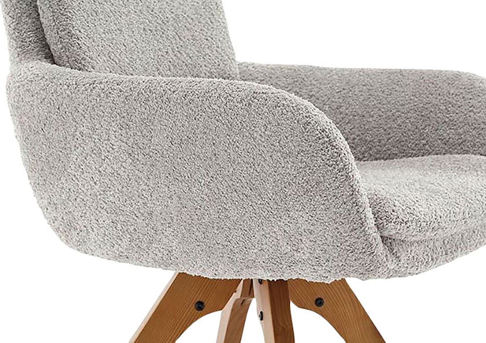 Home affaire Esszimmerstuhl »Taragona«, (Set), 2 St., Boucle, mit unterschiedlichen Beingestellen, Holz oder Metall