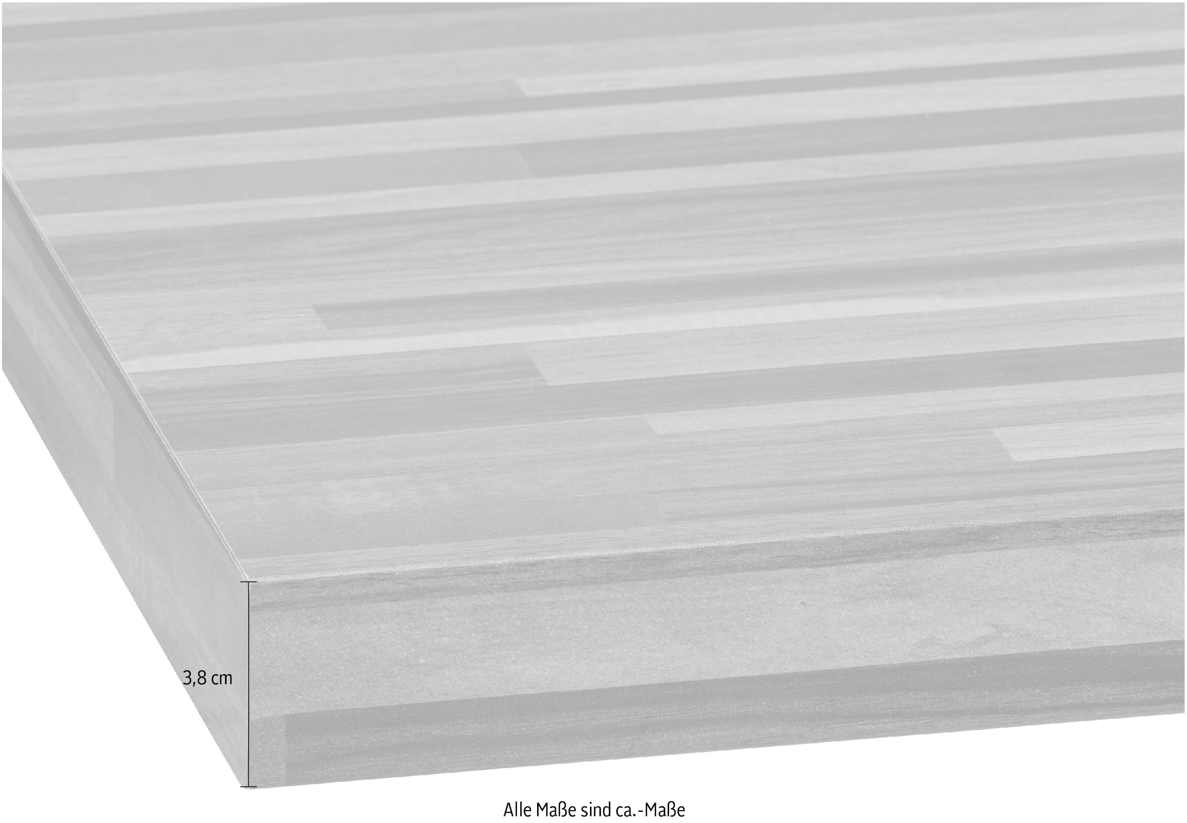 wiho Küchen Arbeitsplatte »"Flexi 38"«, 38 mm stark