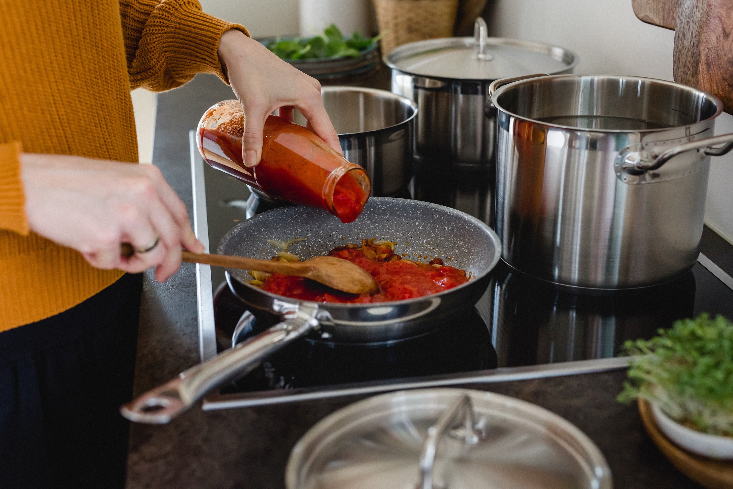 MÄSER Bratpfanne »Professional« Edelstahl 18/10 Set, 1 Stk. tlg.