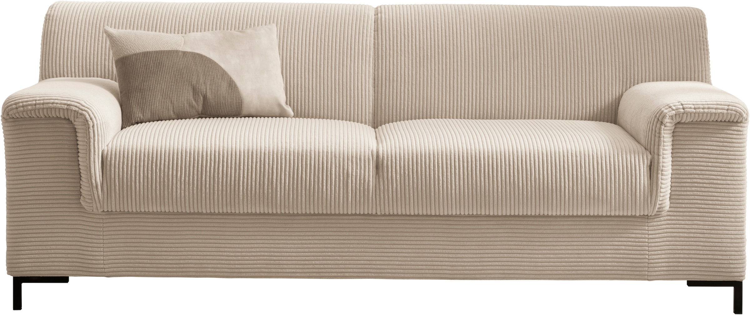 INOSIGN 2,5-Sitzer »Jamie 2 auch in Cord B/T/H: 192/81/76 cm«, zeitlos, modern, mit komfortablem Federkern