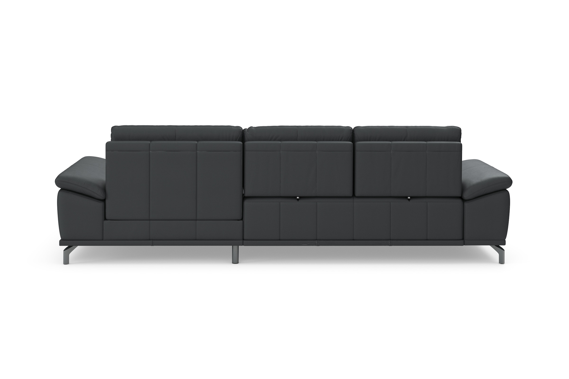 Places of Style Ecksofa Costello, mit Sitztiefenverstellung und Armlehnfunktion, incl. 3 Nierenkissen