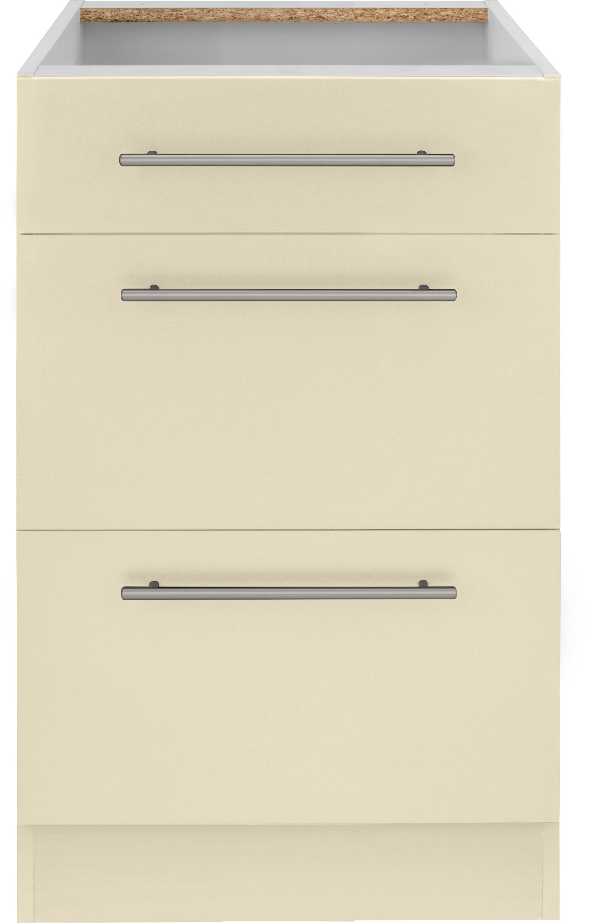 wiho Küchen Unterschrank »Unna«, 50 cm breit, mit 2 großen Auszügen, ohne  Arbeitsplatte auf Rechnung kaufen