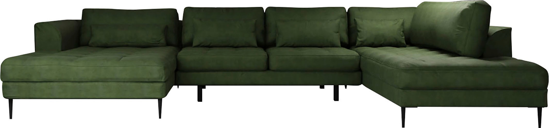 TRENDMANUFAKTUR Wohnlandschaft »Luzi, gemütliches Sofa, extra viel Platz, v günstig online kaufen
