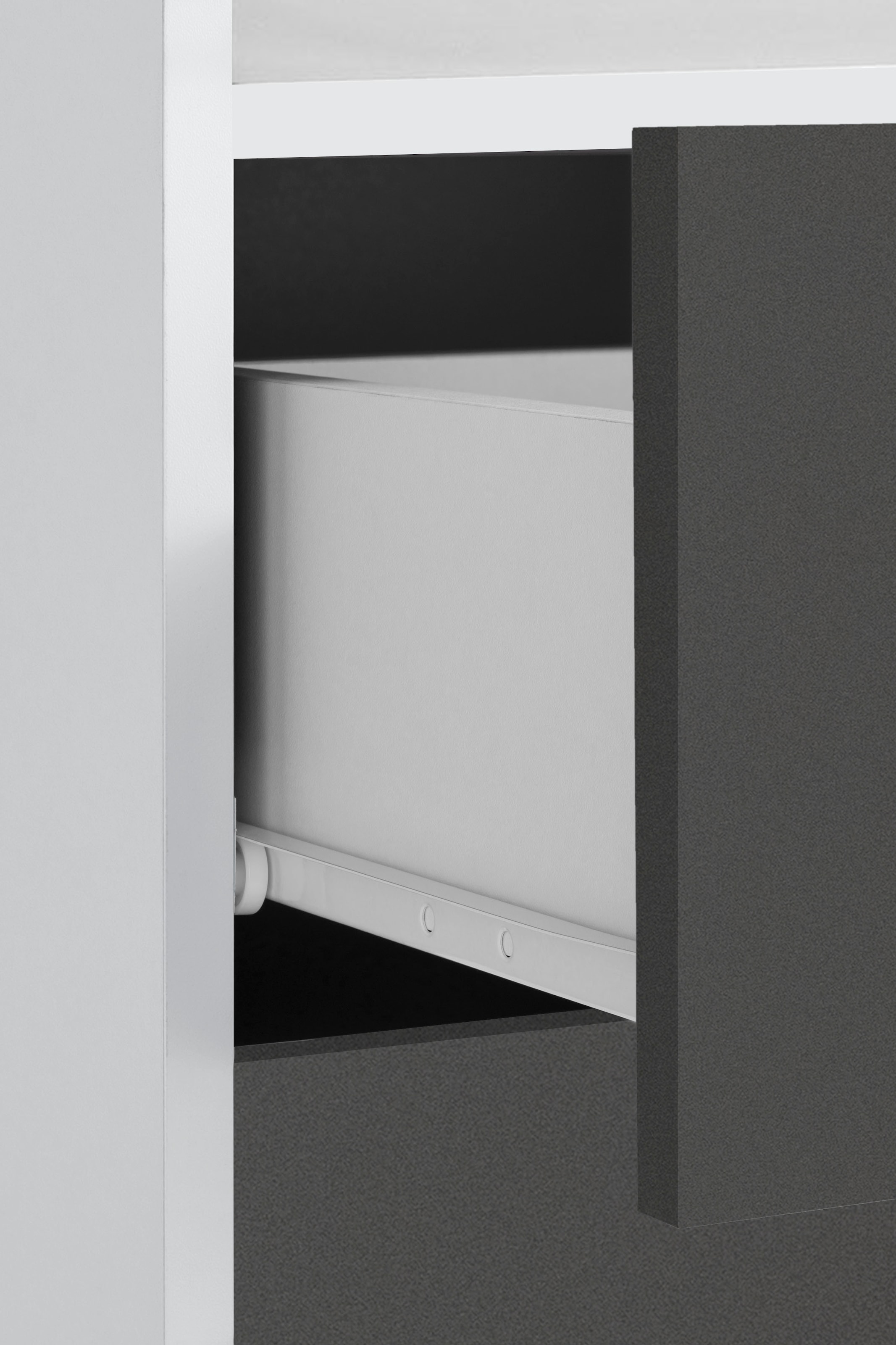 welltime Midischrank »Stian« mit 2 Einlegeböden hinter den Türenpaar, Breite 60 cm, Höhe 120,5 cm