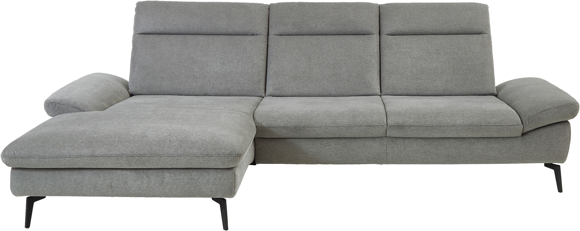 HUKLA Ecksofa »HU-HP22156 L-Form«, inkl. Kopfpolsterverstellung, optional m günstig online kaufen