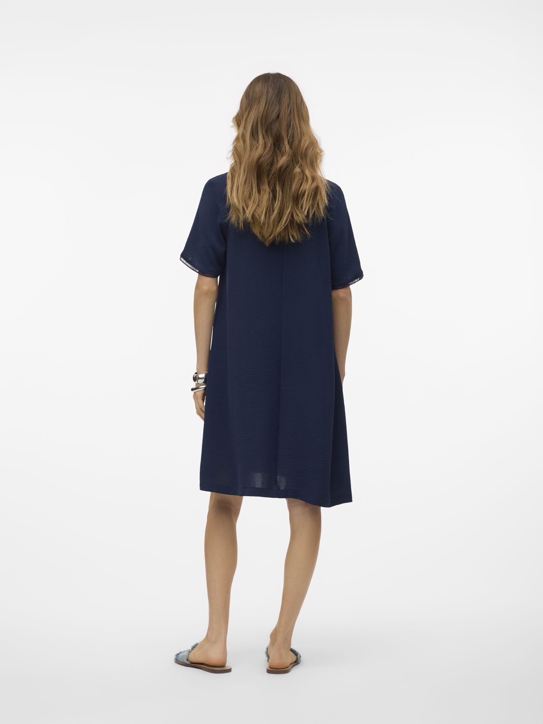 Vero Moda Minikleid »VMALVA GITTE SS SHORT DRESS WVN GA«, Sommerkleid