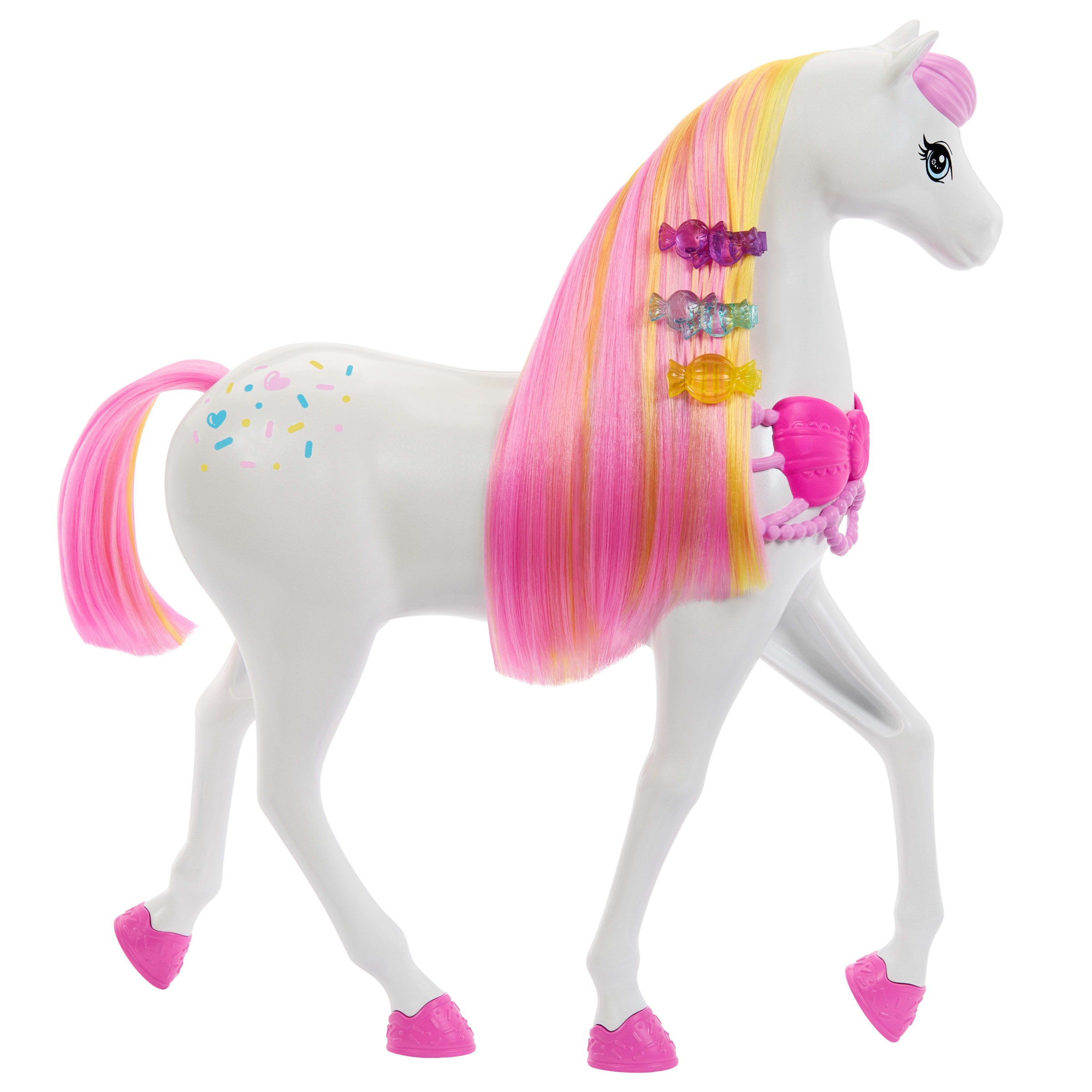 Barbie Puppen Fahrzeug »Barbie in Der Nussknacker, Pferd und Schlitten« Pferd mit duftender Mähne