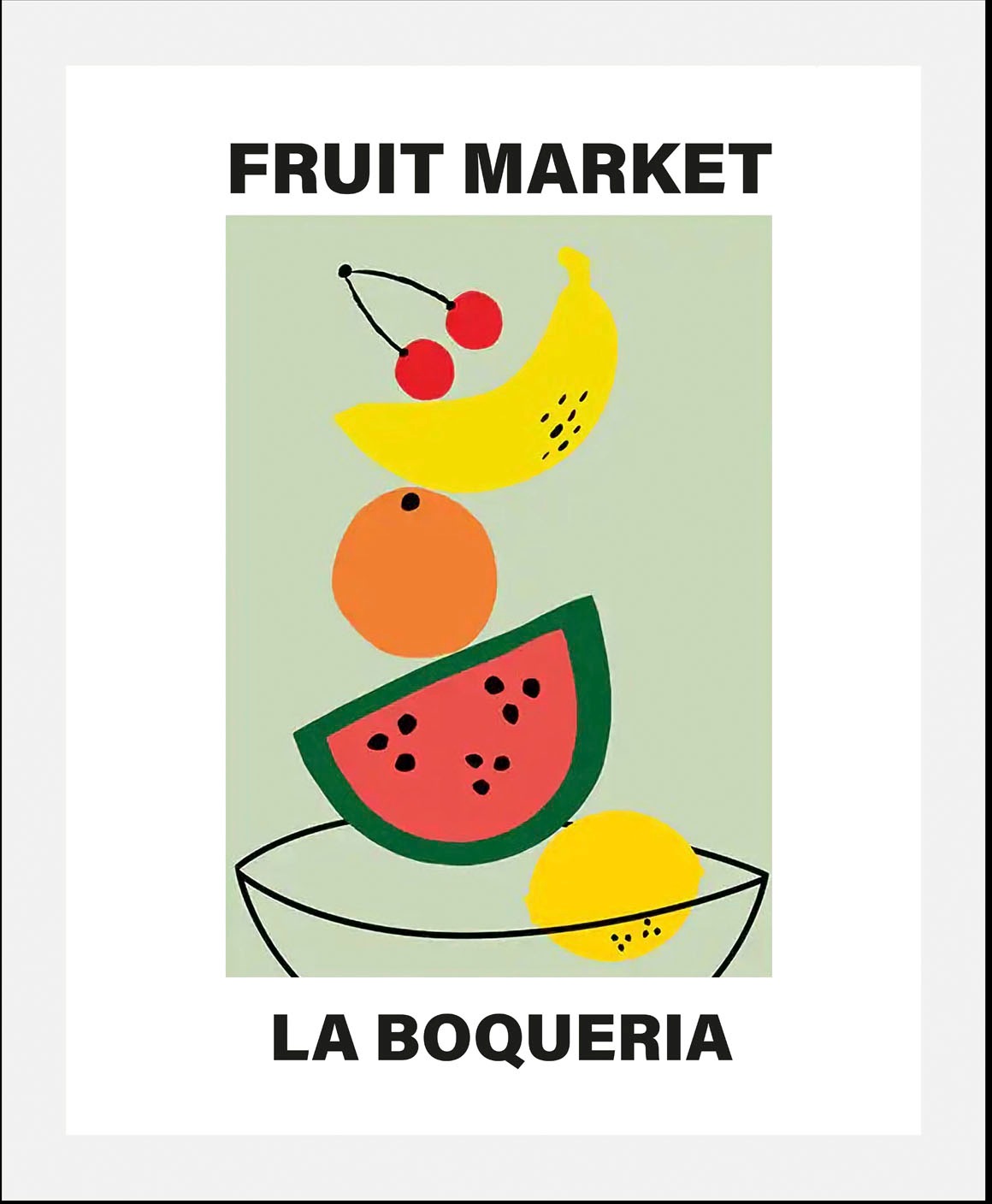 queence Bild »Fruit Market«, Obst-Obst Bilder-Essen-Lebensmittel-Kunst-Abst günstig online kaufen