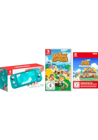 Nintendo Switch Spielekonsole »Lite«, inkl. Animal Crossing + DLC (Happy Home Paradise) kaufen