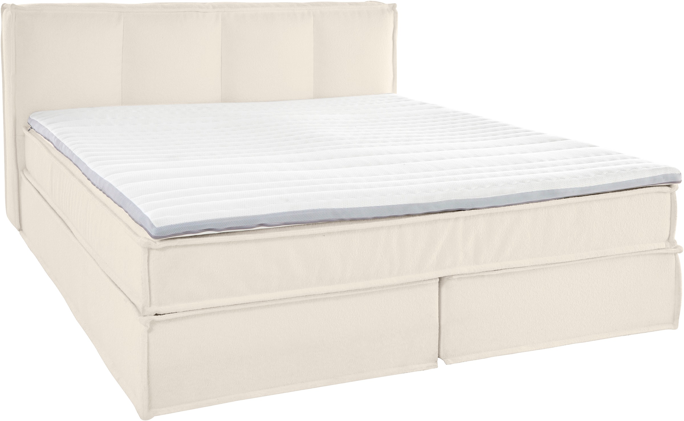 LeGer Home by Lena Gercke Boxspringbett »Addyson«, (Härtegrade H2, H3 und H4 wählbar), Boxspringbett inkl. Topper, 2 Matratzen