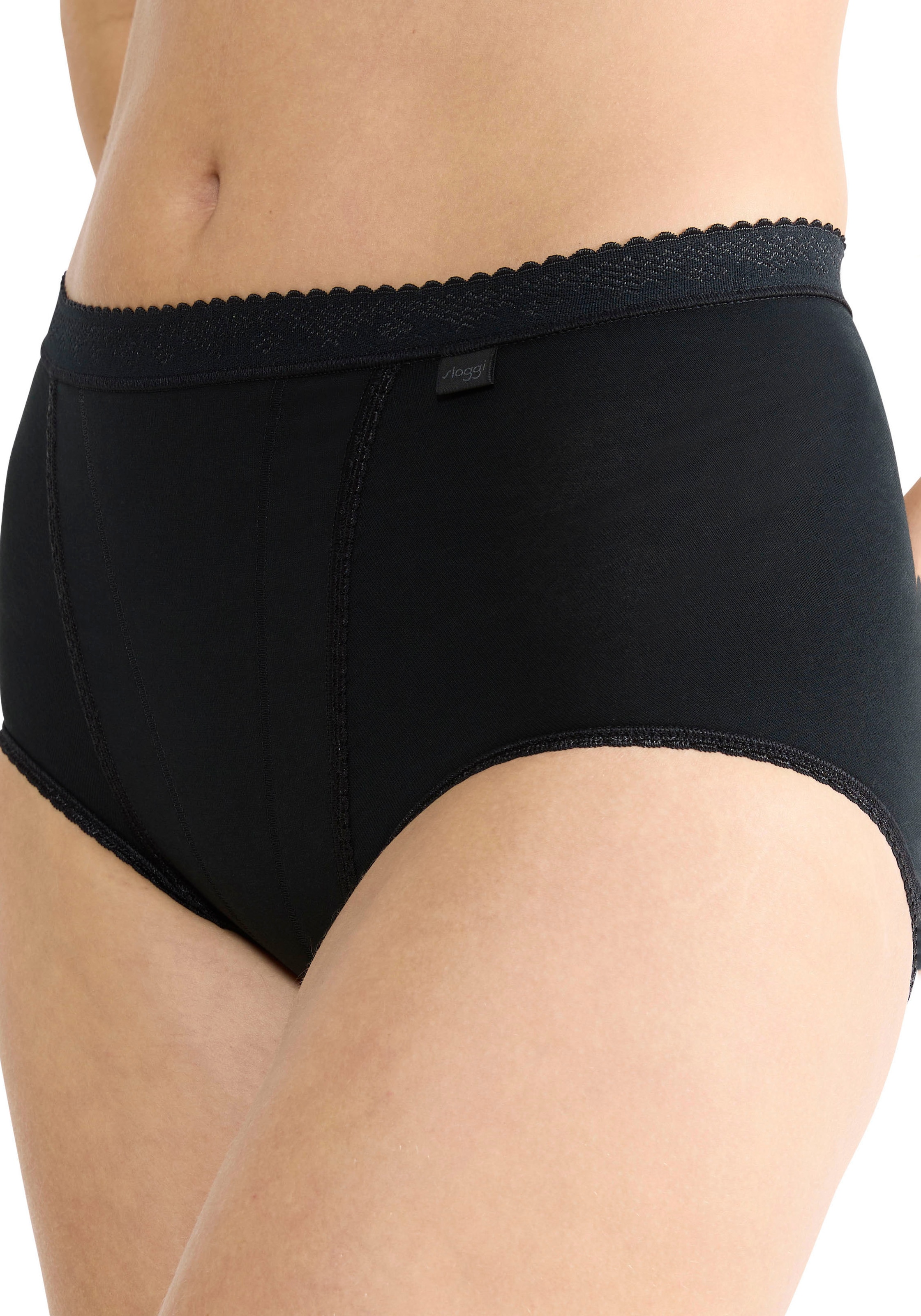 sloggi Shapingslip »Control« 2er Pack,  doppellagige Bauchpartie, formend, Baumwollmix, elastisch