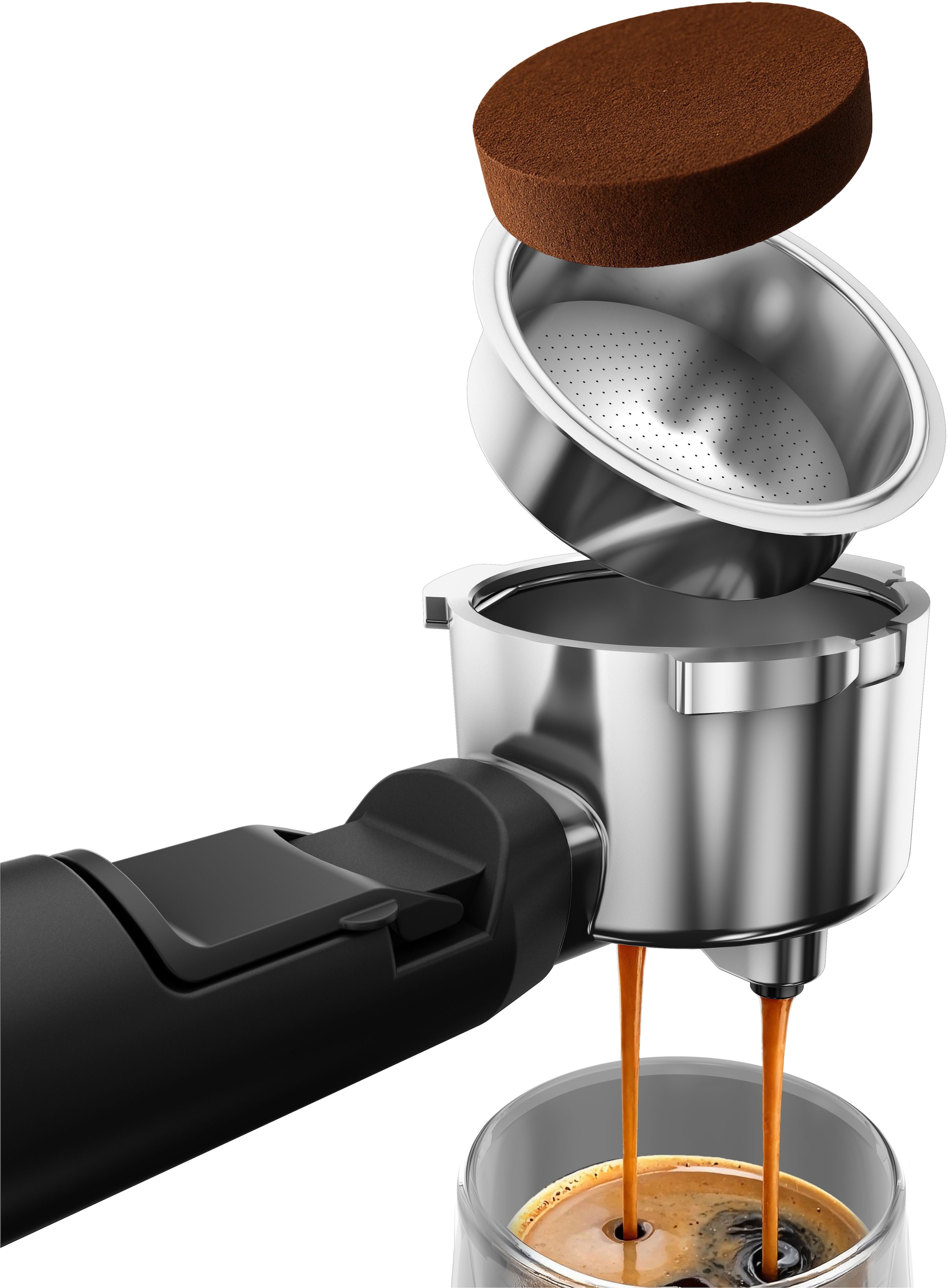 Grundig Siebträgermaschine »KSM 8530« 1688W Kaffeevollautomat mit 20 Bar, Touch & CreamyPro™