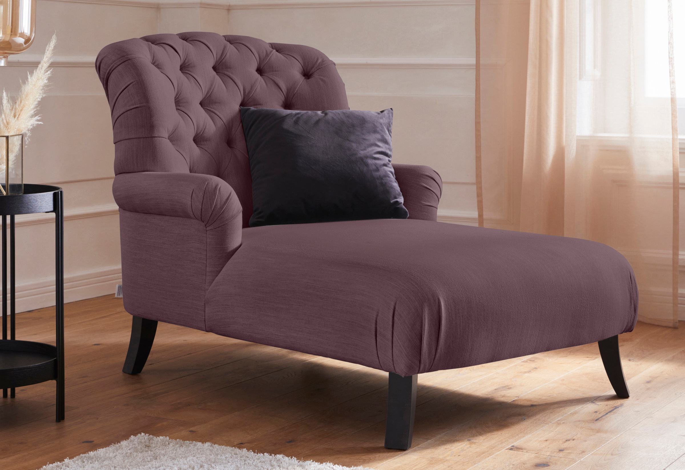 Home affaire Loveseat »Amiens Sessel Loungesessel« mit wunderschöner Knopfh günstig online kaufen