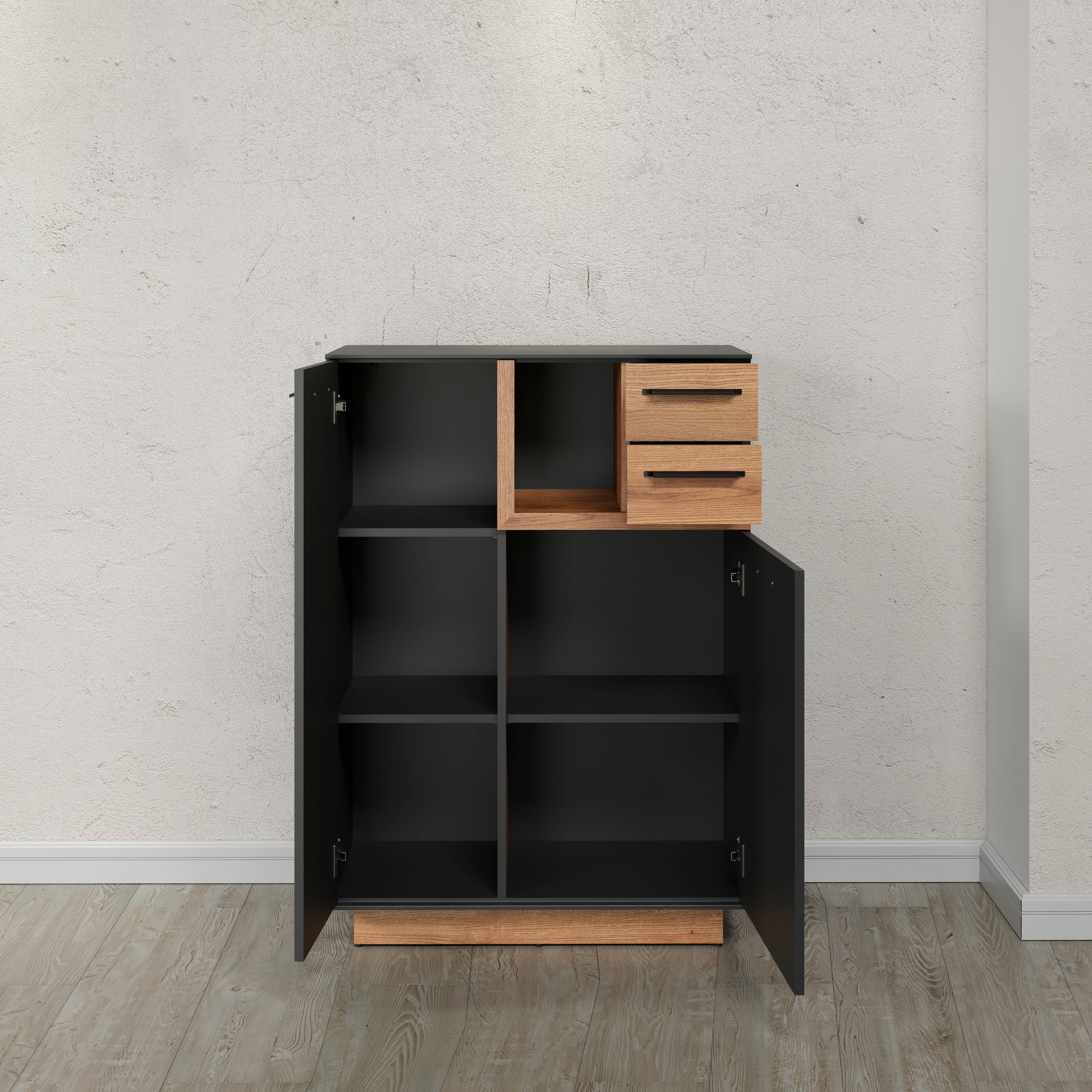 INOSIGN Kommode »Premont«, (1 St.), Maße B/H/T ca.: 80/113/40 cm, Soft-Close, Garderoben/Schuhschrank