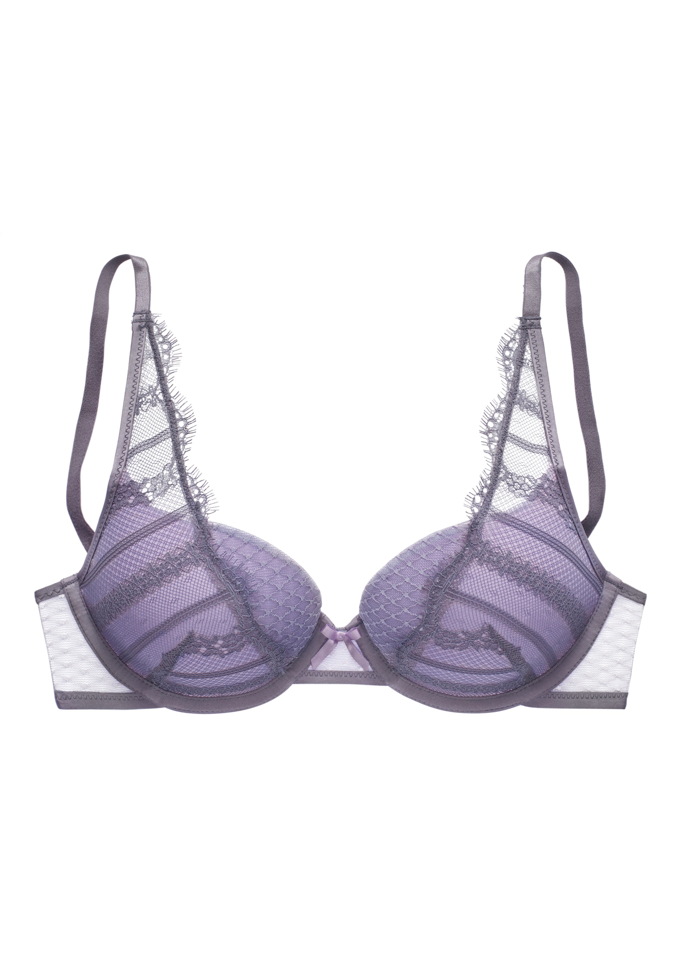 LASCANA Schalen-BH mit Bügel im High-Apex-Design aus Spitze, sexy Dessous