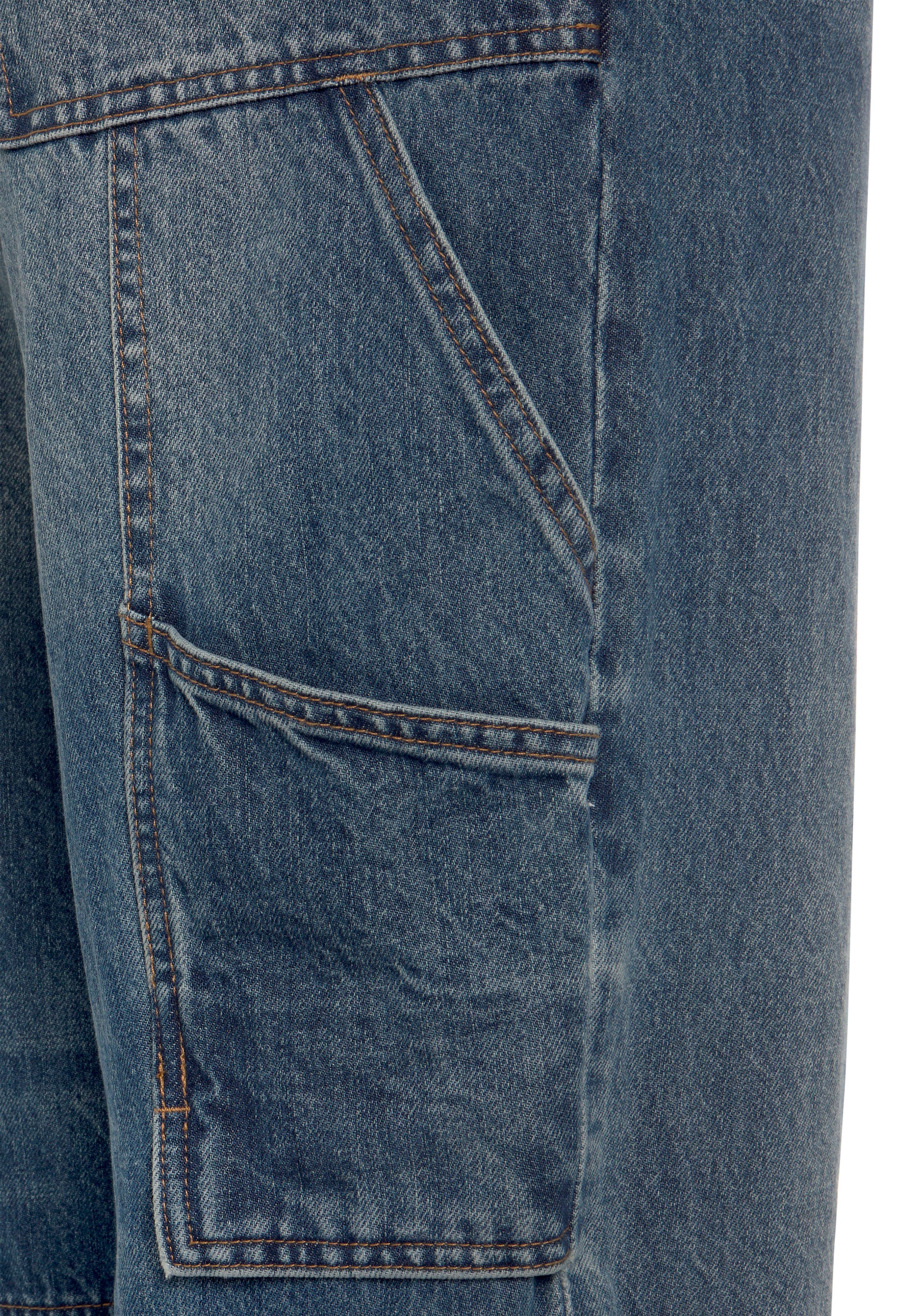 robuster Arbeitshose mit Northern Country praktischen Jeansstoff, mit online Baumwolle, 9 Bund, Jeans«, fit), dehnbarem comfort 100% »Multipocket (aus bestellen Taschen