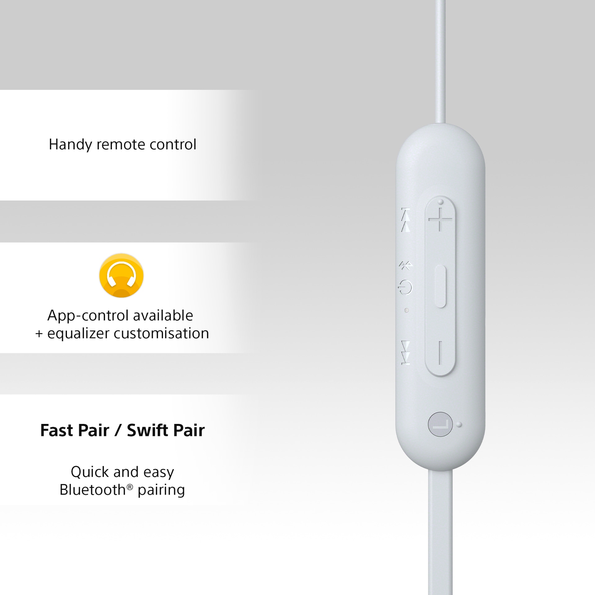 WI-C100«, kaufen Sprachsteuerung In-Ear-Kopfhörer »In-Ear Kopfhörer Sony online
