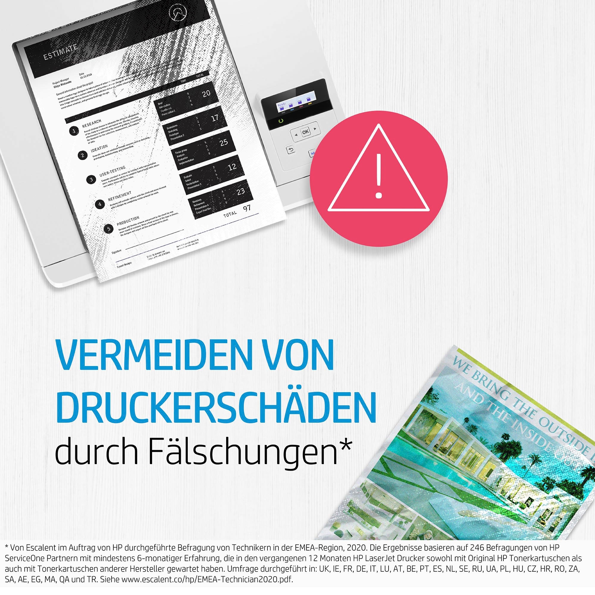 HP Tonerpatrone »HP orignal Toner 135A schwarz, W135A« original Laserjet Toner