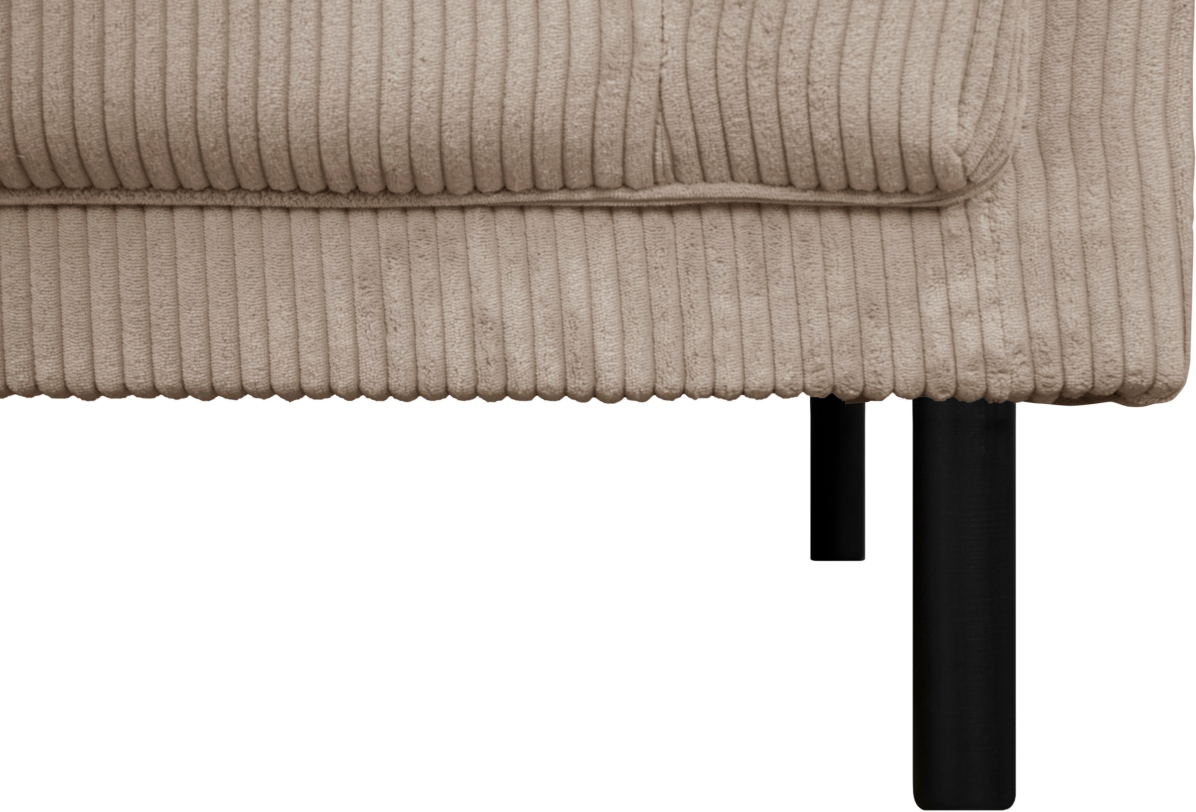 INOSIGN Ecksofa »AGNIA L-Form  B/T/H: 244/244/71 cm«, incl. Zierkissen, gleichschenklig, auch in Cord