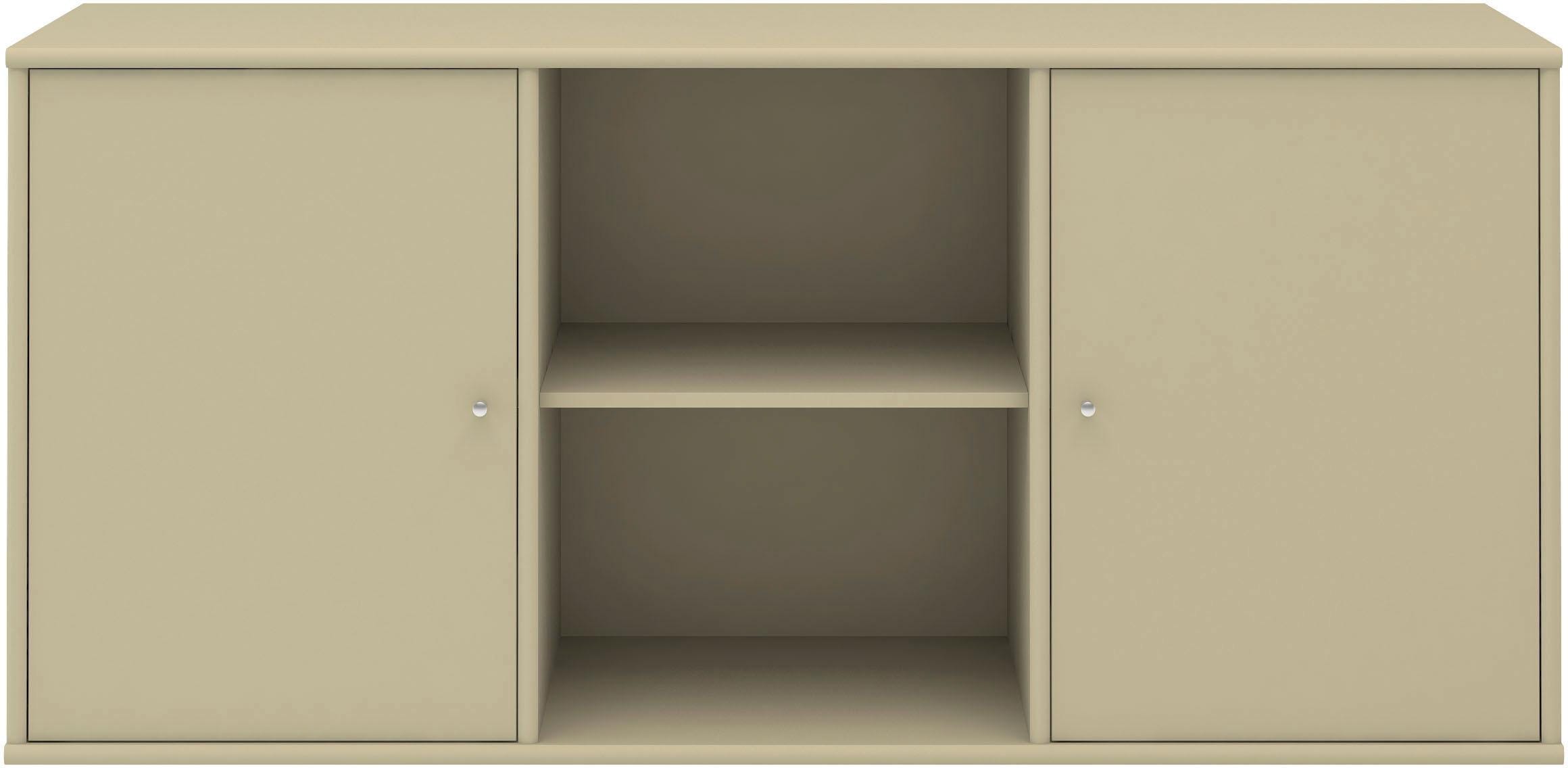 Hammel Furniture Sideboard »Mistral, Hochwertig Schrank, hängend/stehend montierbar«, mit zwei Türen, B: 133 cm, anpassungsbar Designmöbel