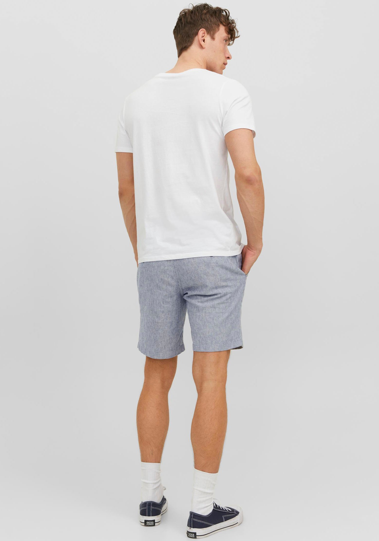 2. Bild von Jack & Jones Chinoshorts »JPSTPALMA JJLINEN SHORTS DEK SN«