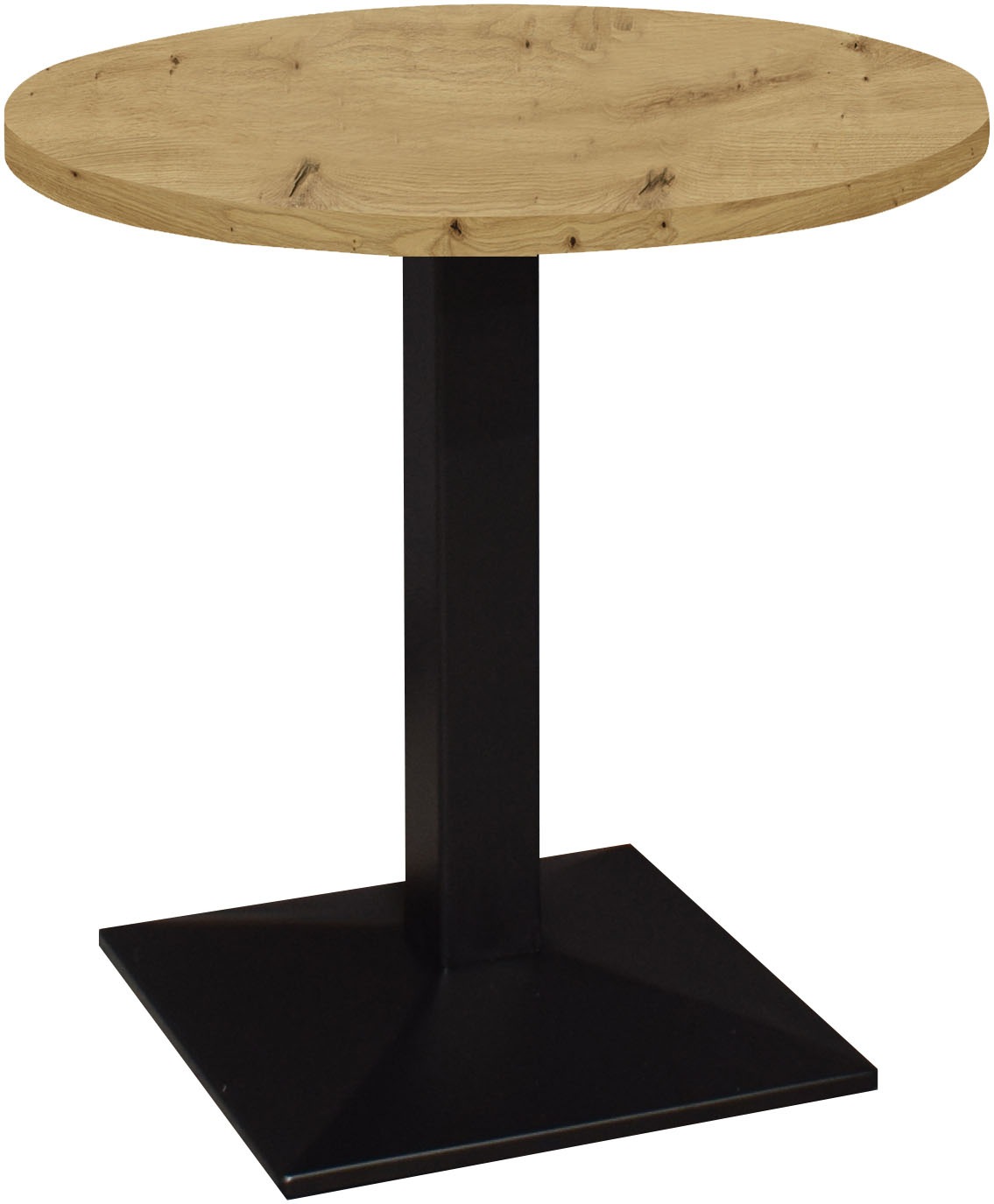 Mäusbacher »Big Bistro Metall« Quadrat-Säulengestell, eckige Platte Ø 70 cm H 75 cm