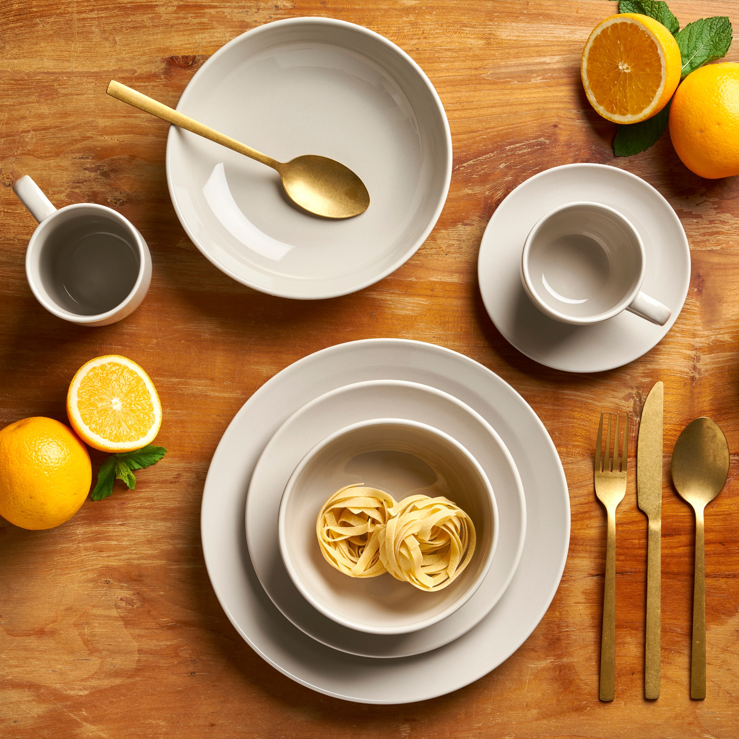 van Well Dessertteller »Malmö, Teller 20 cm, 6 Stück« Teller Set, Steingut, spülmaschinen-/mikrowellengeeignet