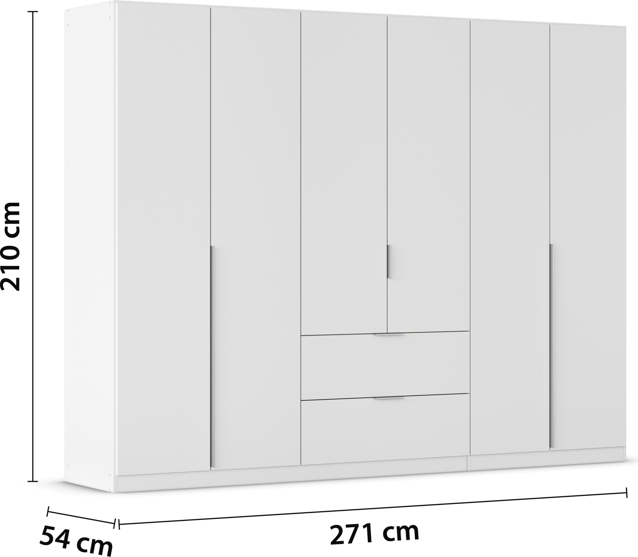 rauch Drehtürenschrank »Kleiderschrank Schrank Garderobe AGORDO mit Dekor- oder Hochglanzfront«, mit Außenschubkästen, in 6 Breiten und 2 Höhen MADE IN GERMANY