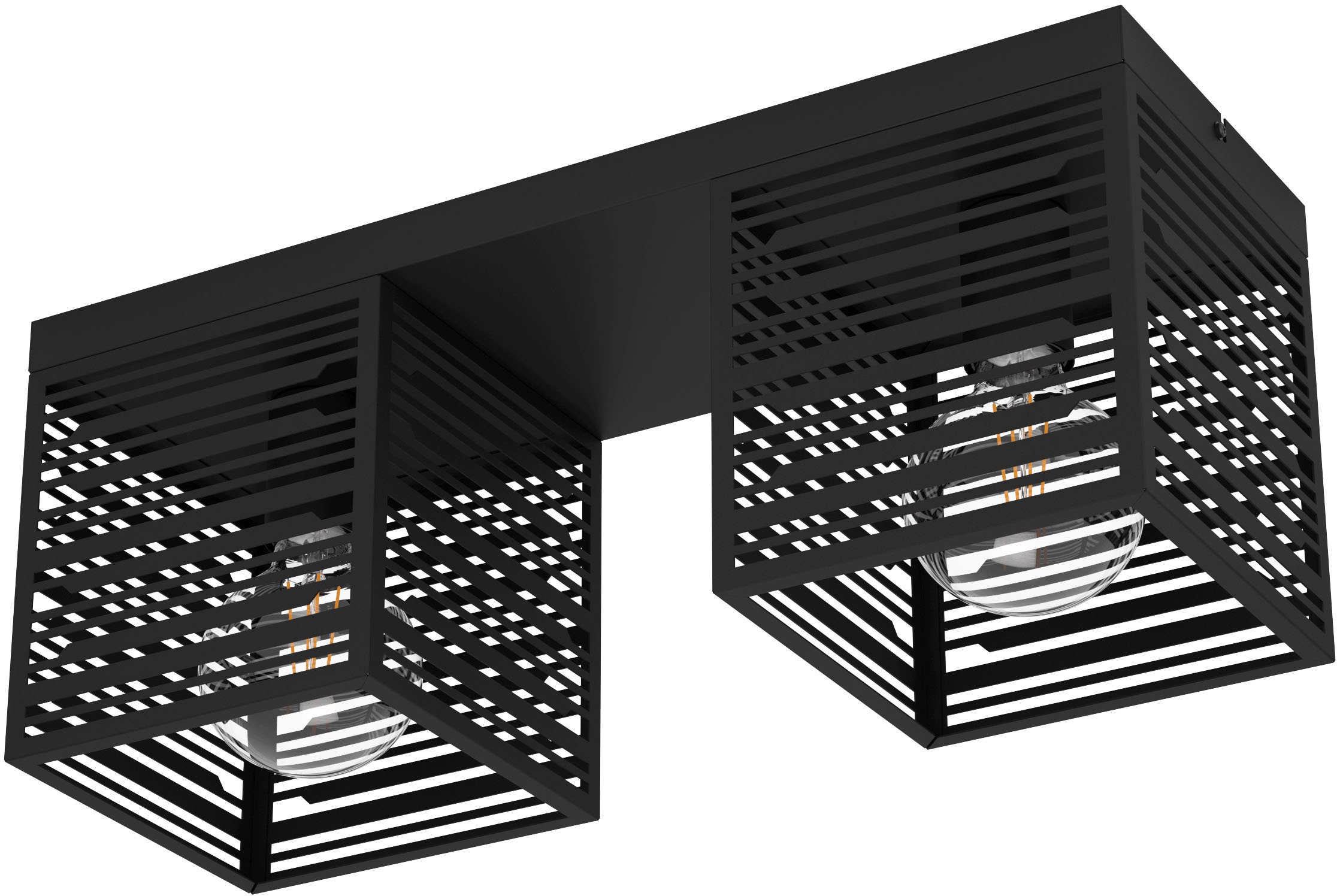 EGLO Deckenleuchte »PIEDRITAS«, Stahl - in E27 bestellen Deckenleuchte - exkl. schwarz 40W aus online