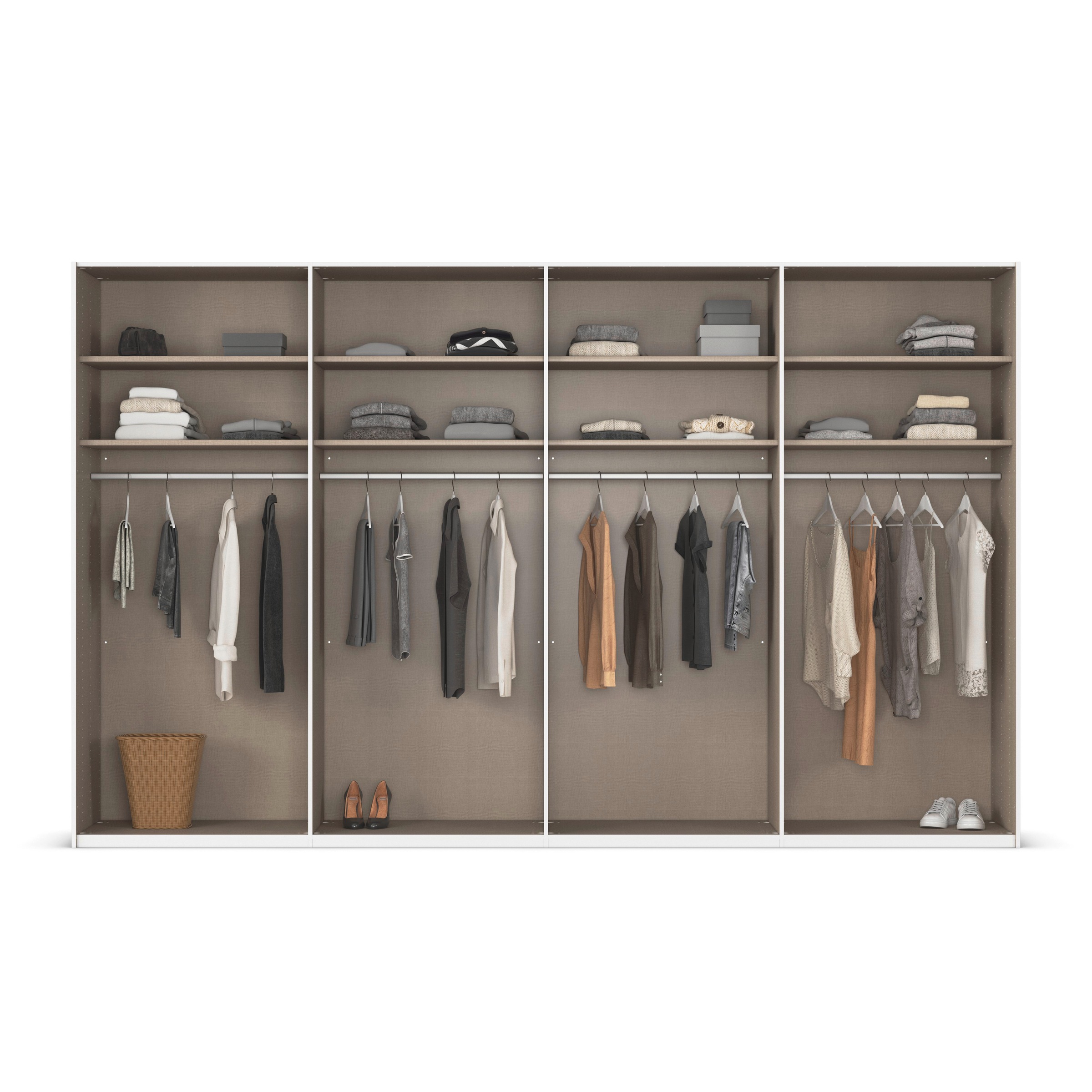 rauch Schwebetürenschrank »Kleiderschrank Schrank Garderobe Schlafzimmersch günstig online kaufen