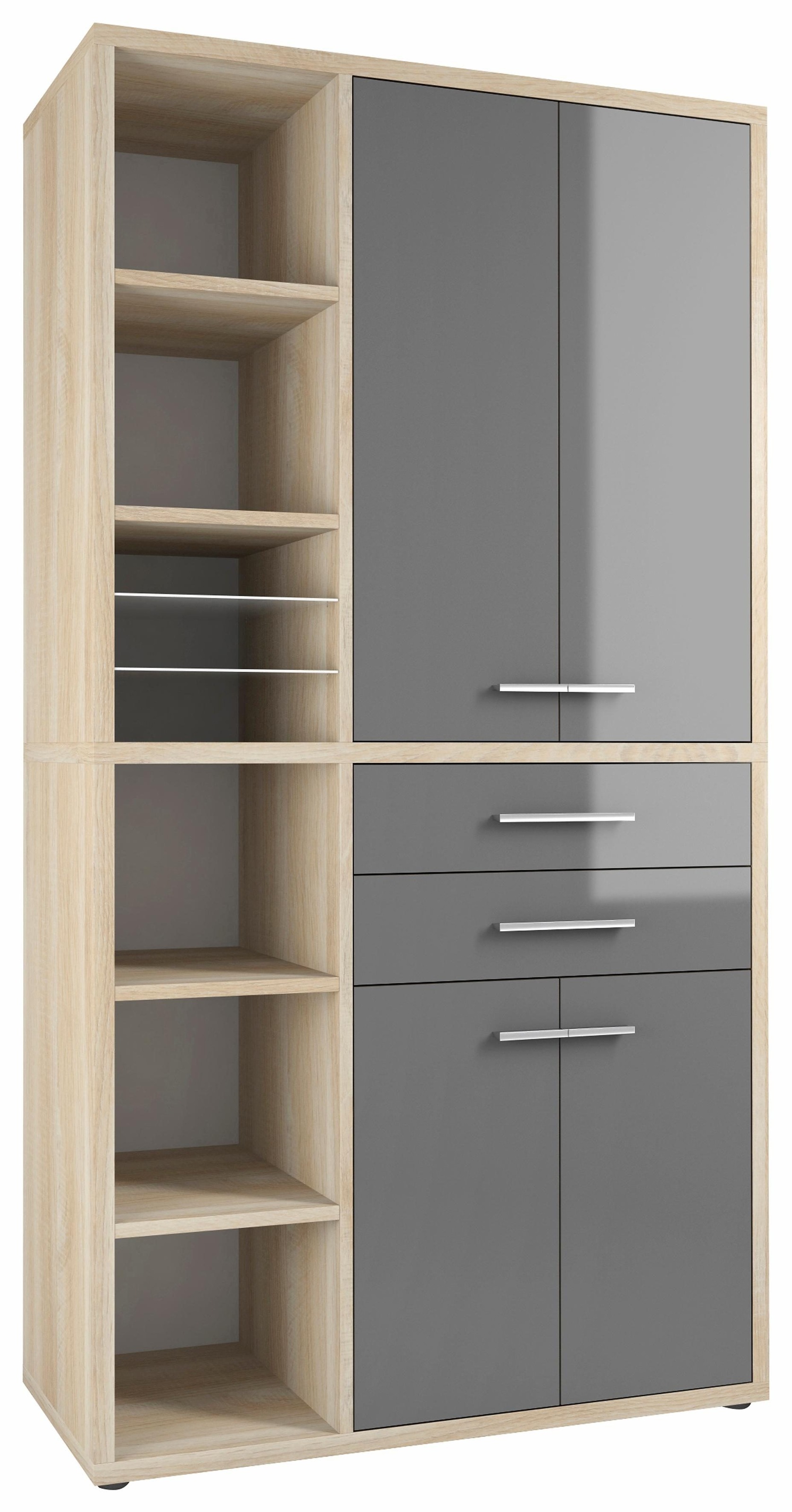 Maja Möbel Highboard »Set+ 1687«, mit gedämpfter