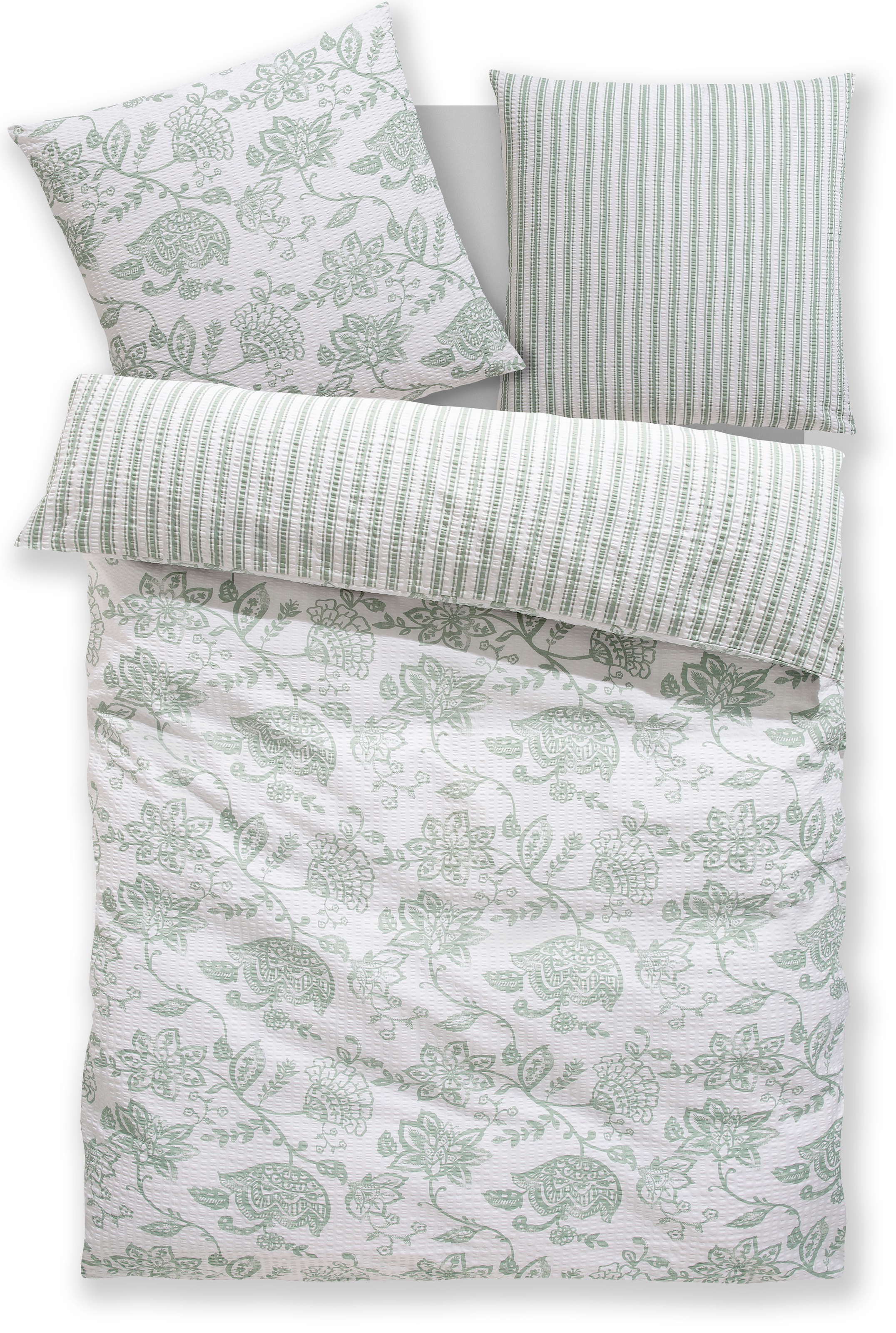 andas Bettwäsche »Nordby« 2 Stk. tlg. Bettwäsche aus Baumwolle, skandinavis günstig online kaufen