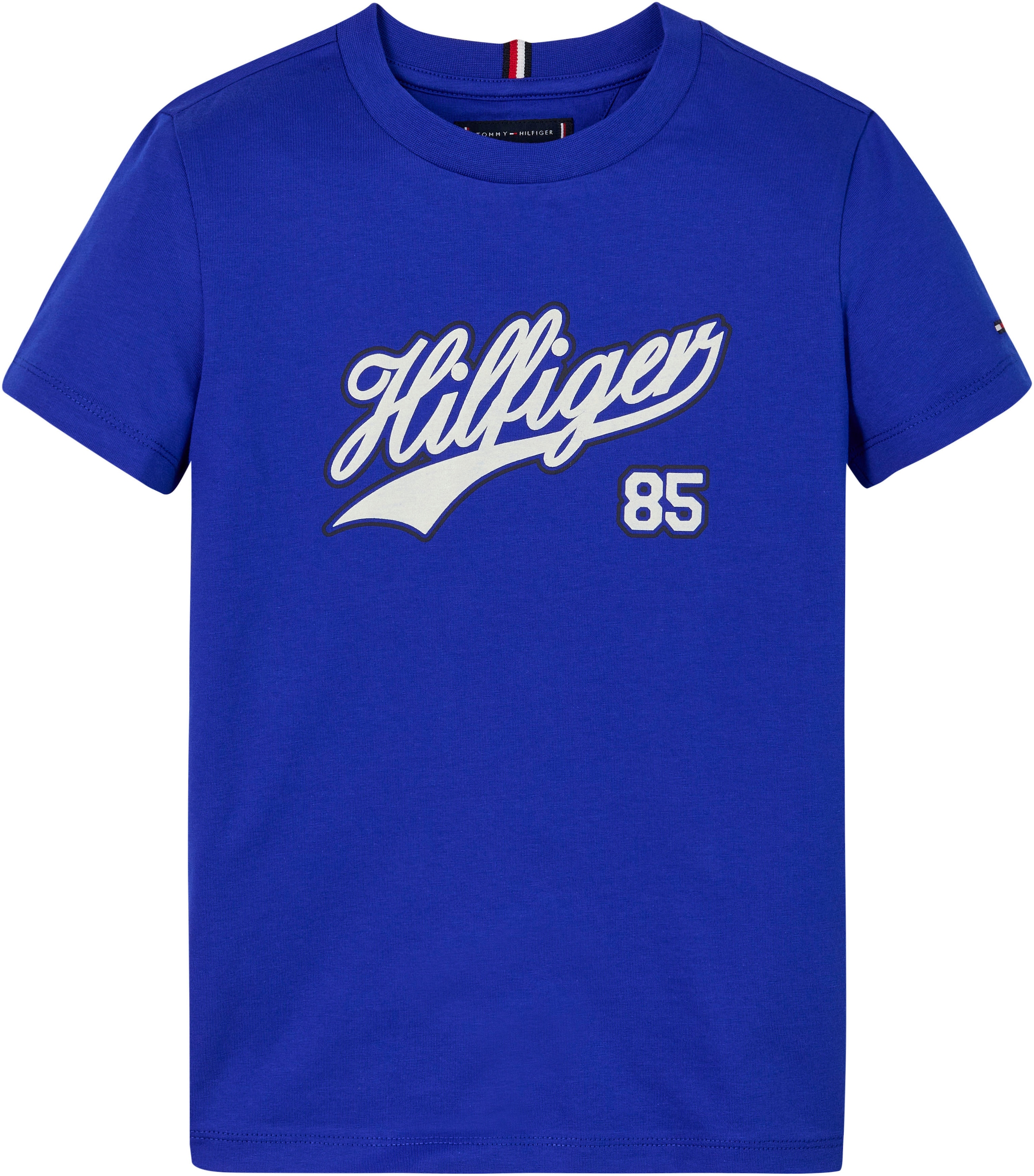 Tommy Hilfiger T-Shirt »HILFIGER SCRIPT TEE S/S«, mit großem Logoschriftzug