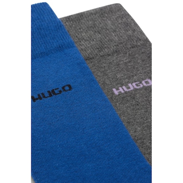 HUGO Businesssocken »2P RS UNI COLORS CC«, (Packung, 2 Paar), mit dezentem  Logodruck online kaufen