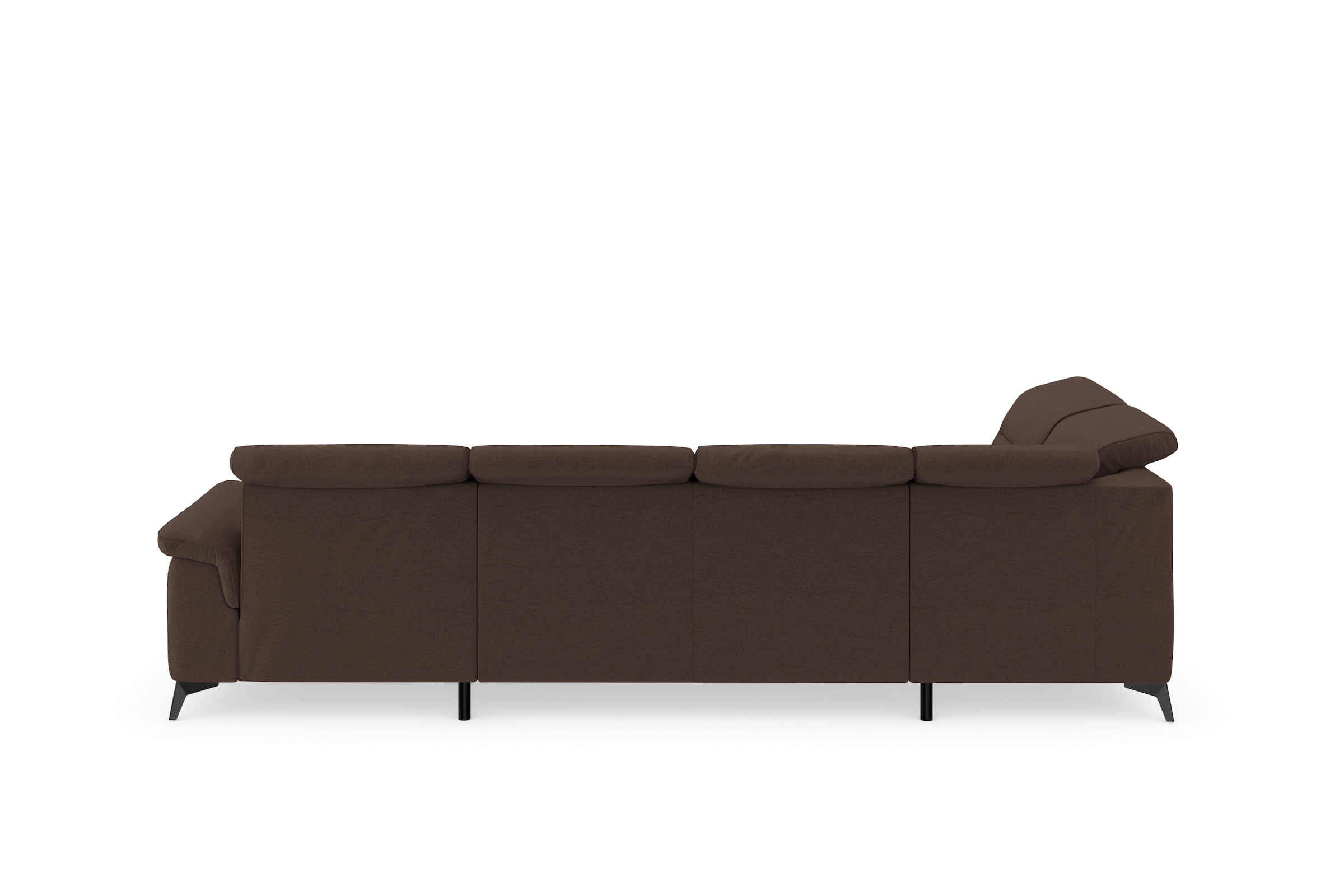 sit&more Wohnlandschaft »Sinatra U-Form«, optional mit Kopfteilverstellung und Armteilfunktion, Metallfüße