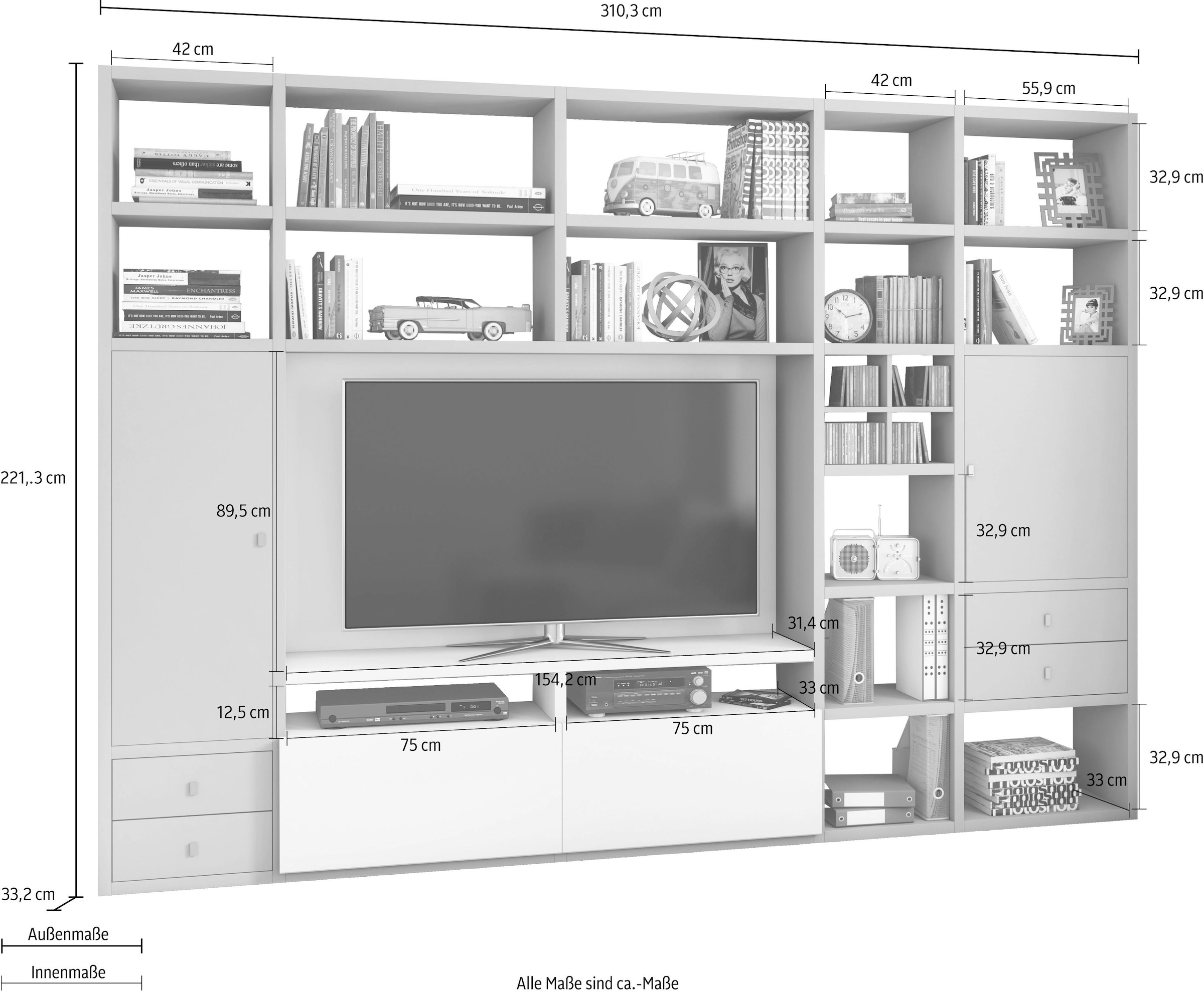 kaufen Wohnwand online möbel fif 371-6« »TORO