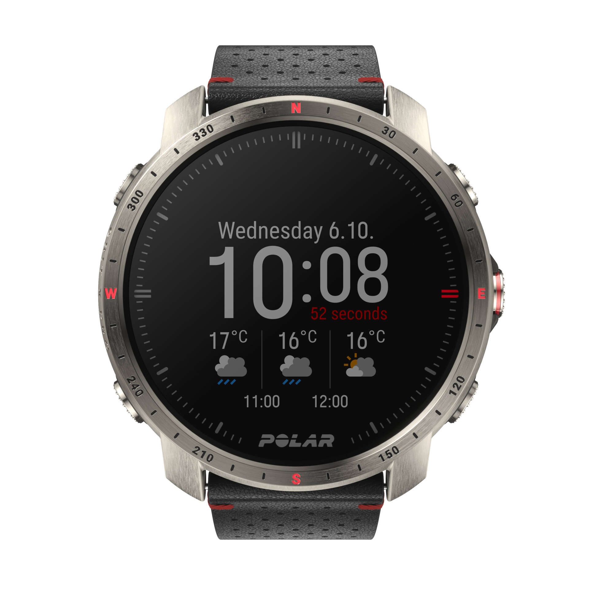 Polar Smartwatch »GRIT X PRO«, (3,05 cm / 1,2 Zoll), Proprietär, 0,064 GB, GPS Navigation 10 ATM)