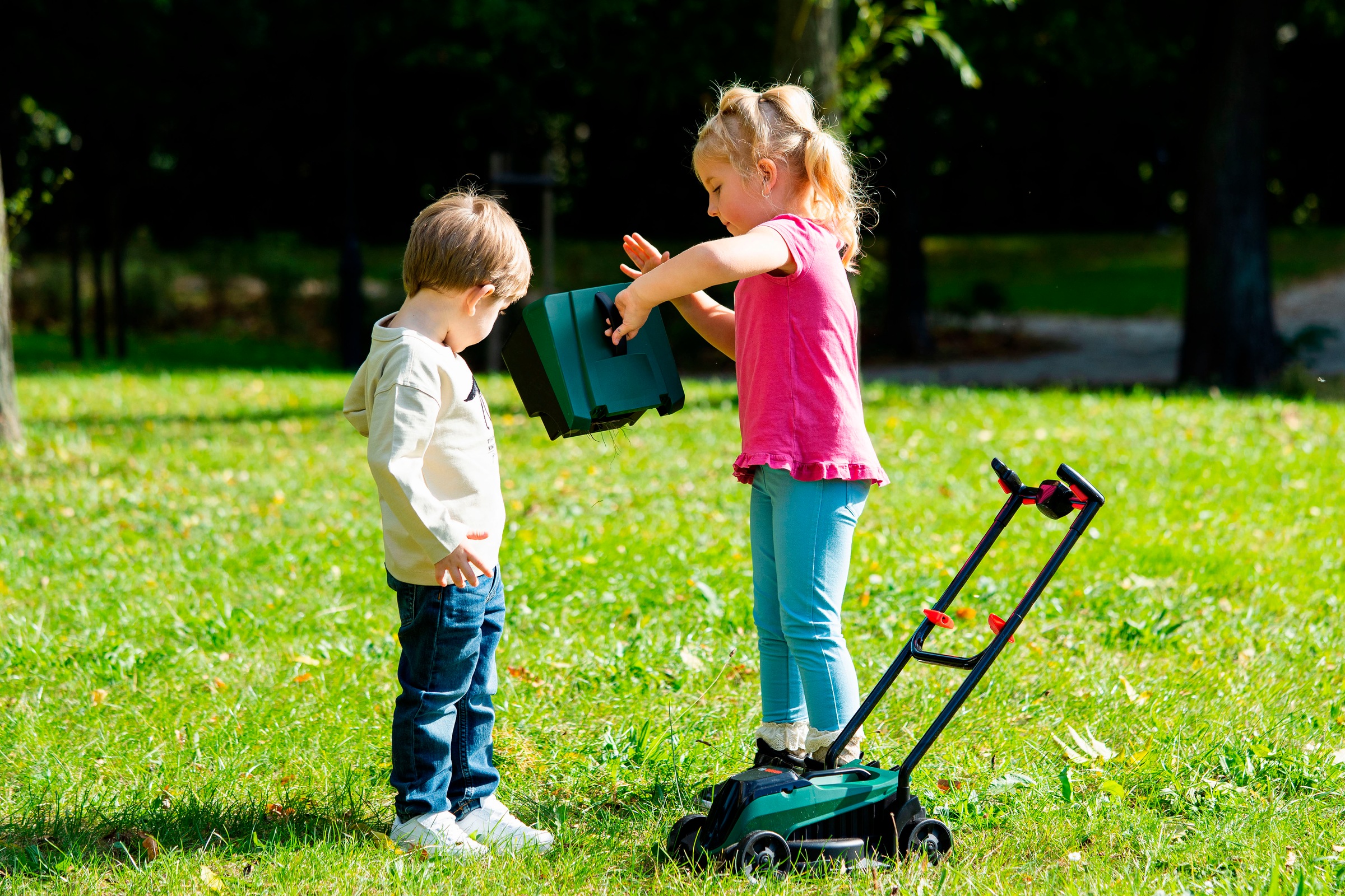 Klein Kinder-Rasenmäher »Bosch mini, Rotak II«, Made in Germany