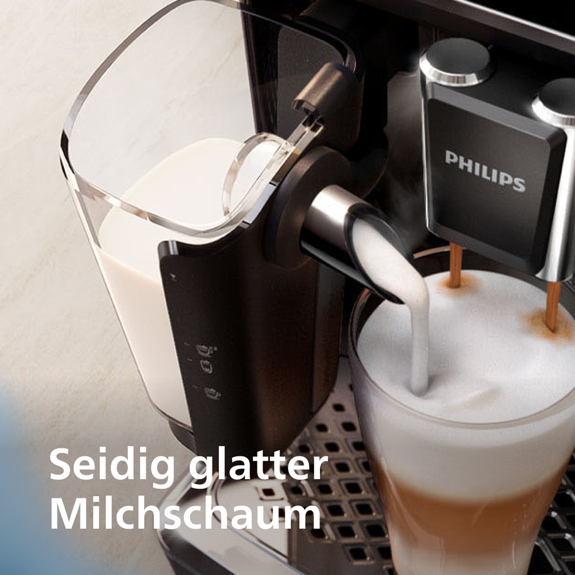 Philips Kaffeevollautomat »EP5447/90 5400 Series, 12 Kaffeespezialitäten« LatteGo Milchsystem und 4 Benutzerprofilen