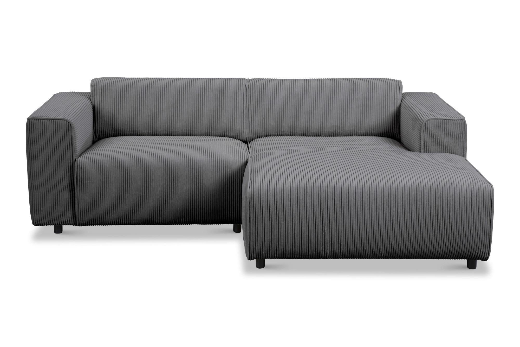 andas Ecksofa »Noord mit Kedernaht, Breite 234 cm«, Cord, Struktur, Webstof günstig online kaufen